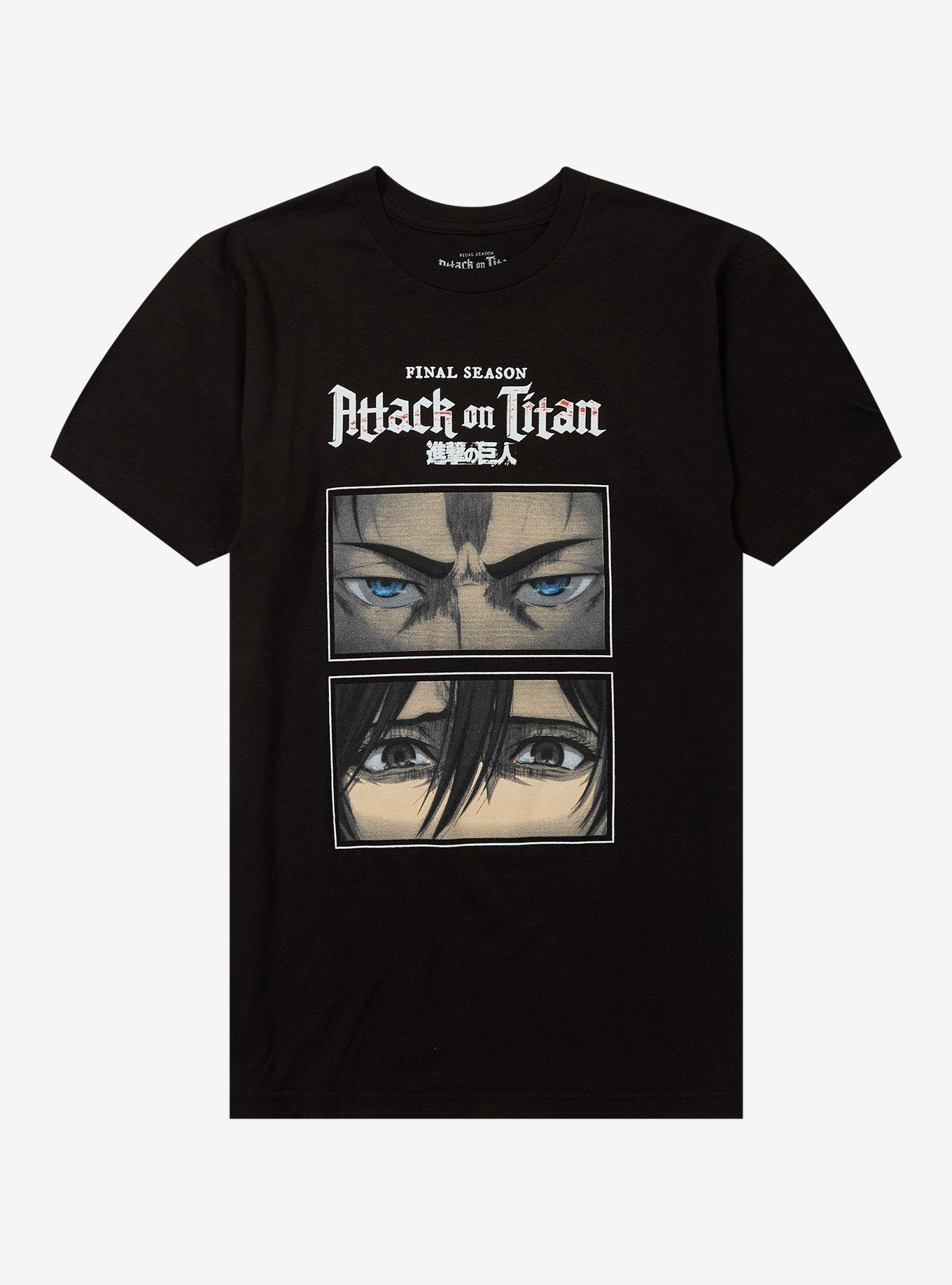 Attack On Titan Eren & Mikasa Eyes T-Shirt, , hi-res