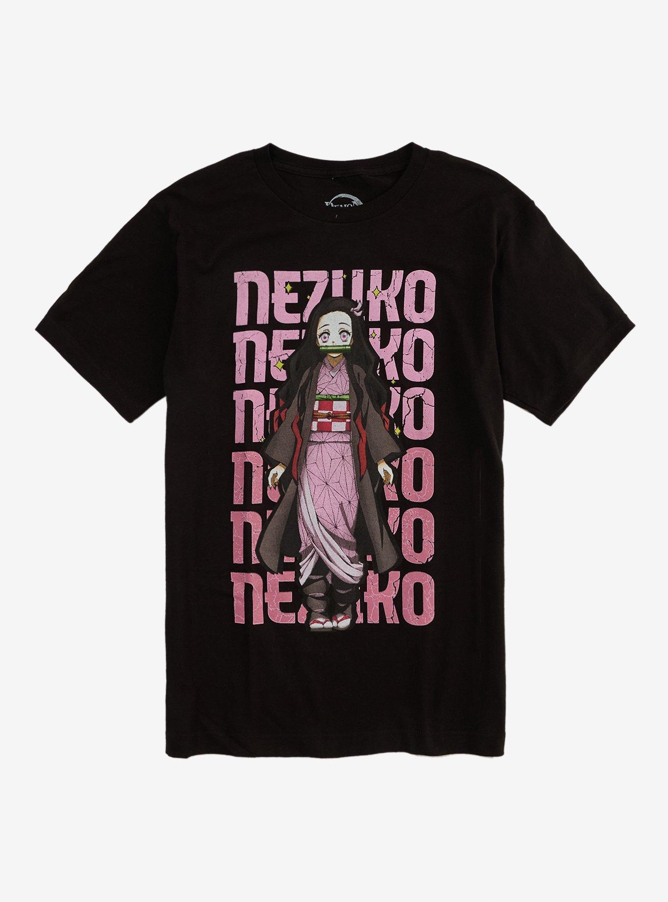 Demon Slayer: Kimetsu No Yaiba Nezuko Name & Portrait T-Shirt, , hi-res