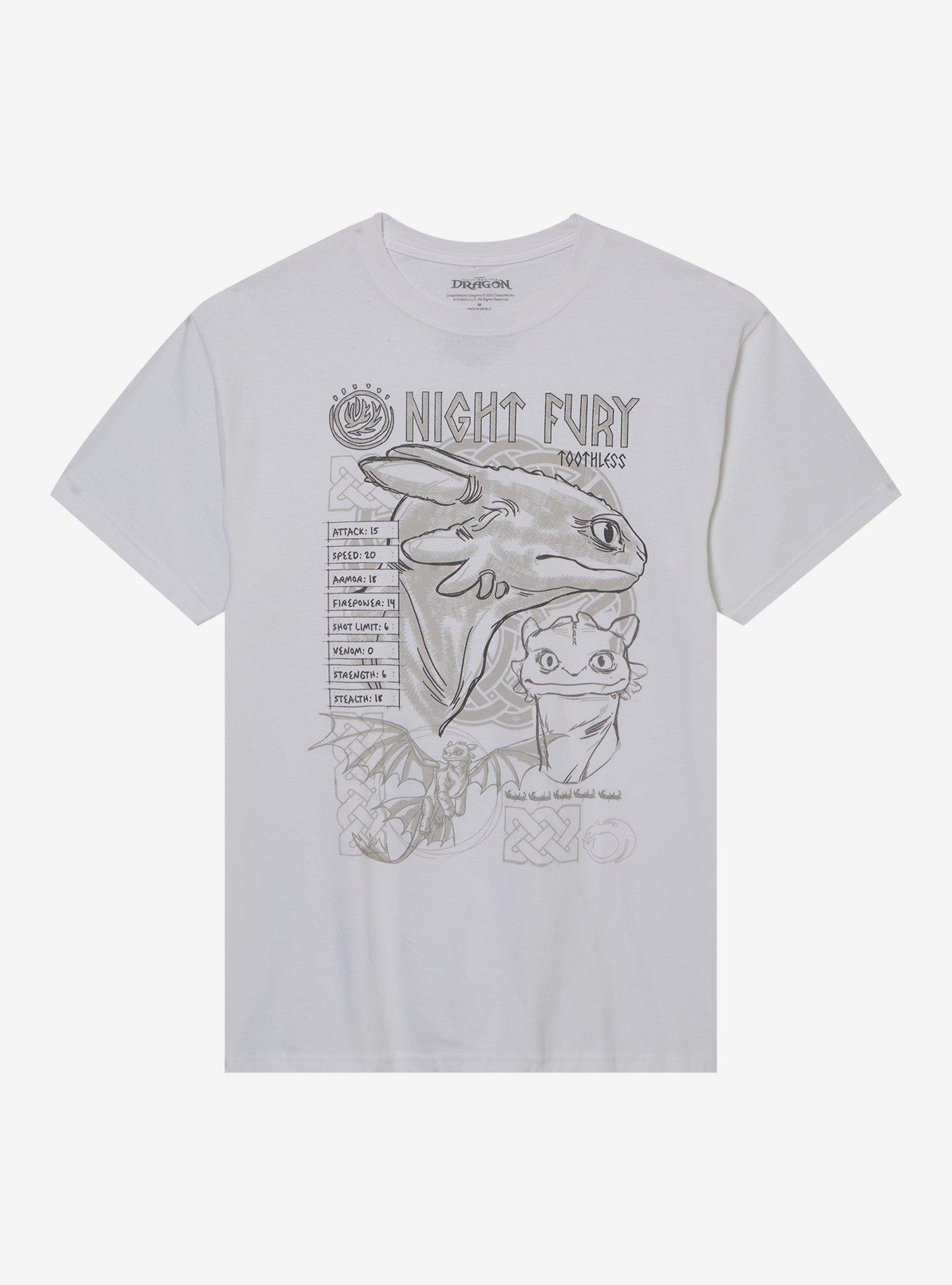 How To Train Your Dragon Toothless Sketch T-Shirt
