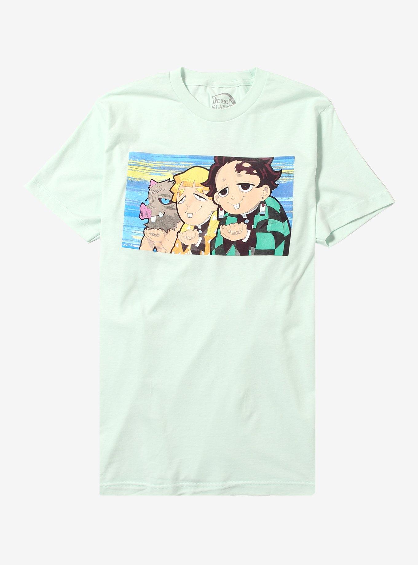 Demon Slayer: Kimetsu No Yaiba Trio Silly Face T-Shirt, , hi-res