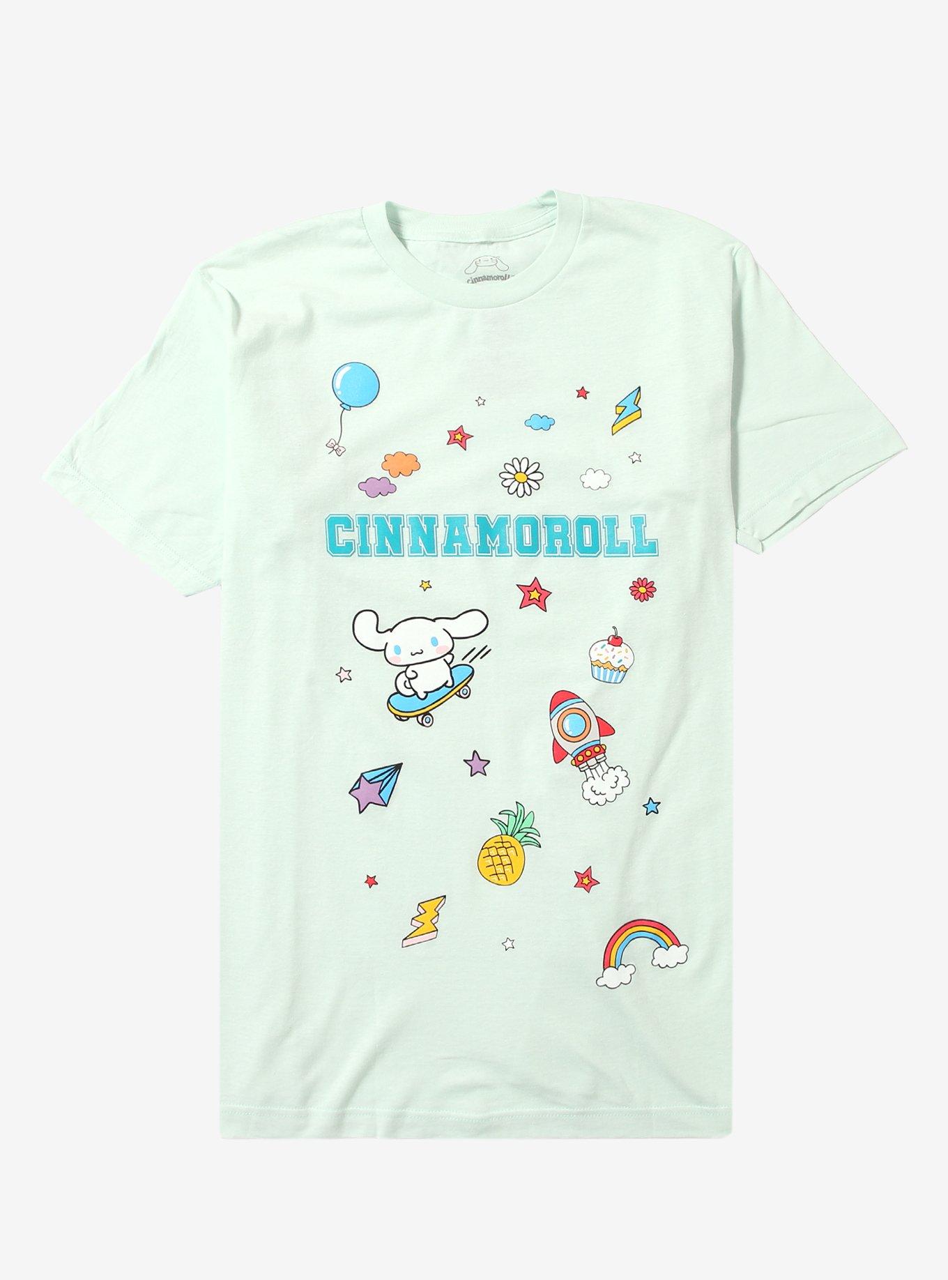 Cinnamoroll Skateboard T-Shirt, , hi-res
