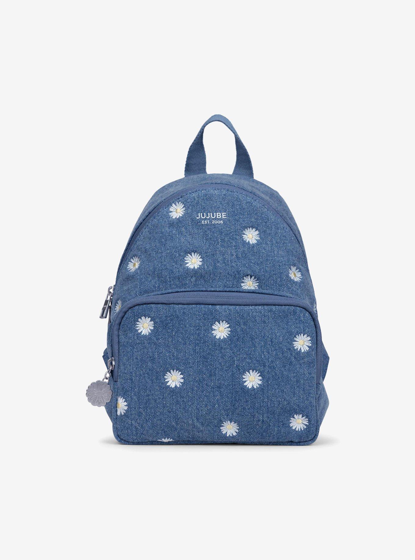 JuJuBe Denim and Daisies Everyday Mini Backpack, , hi-res