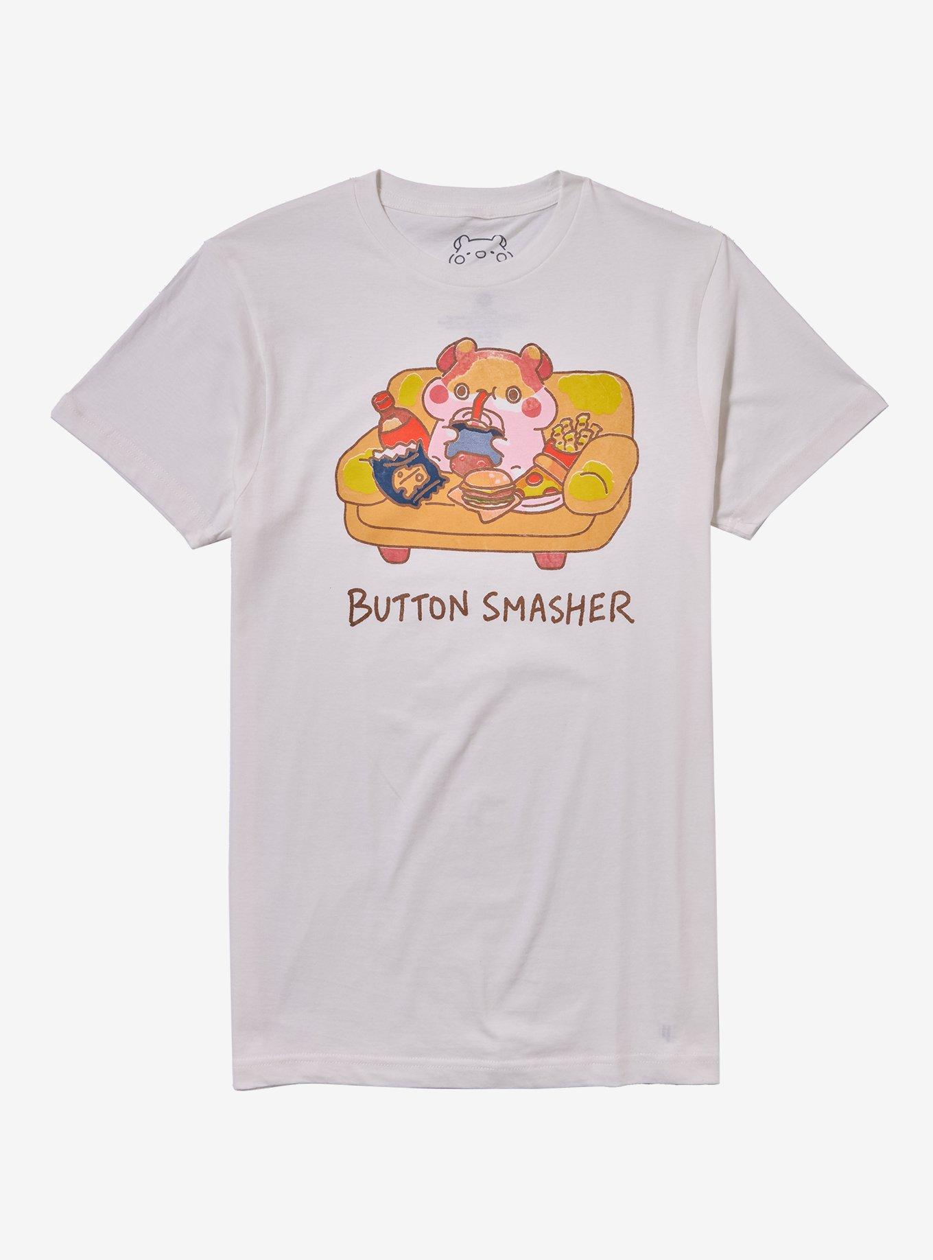 Muffin Corner Muffinmaru Button Smasher T-Shirt, , hi-res