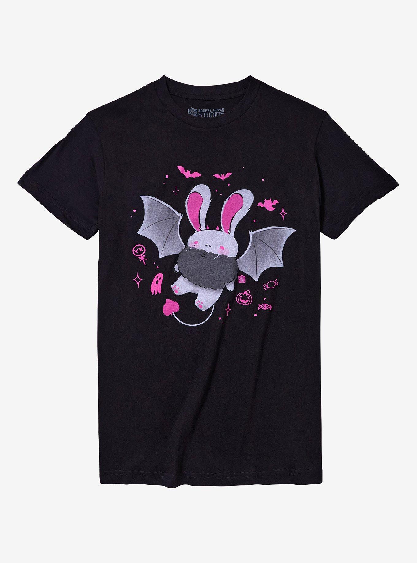 Bunny Bat T-Shirt By Square Apple Studios, , hi-res