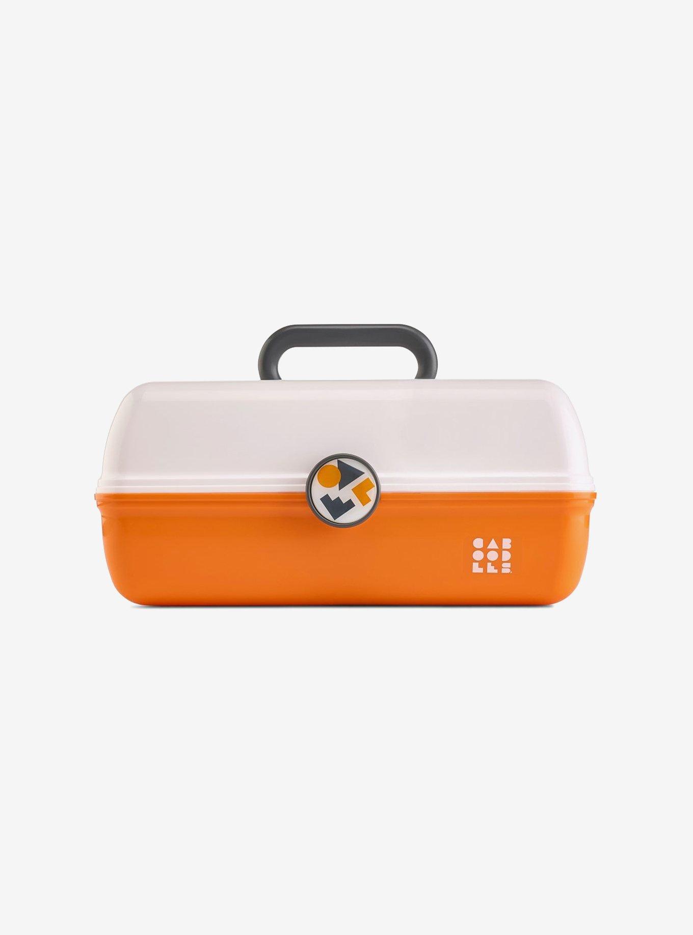 Caboodles School Spirit On-The-Go Girl White Over Orange, , hi-res