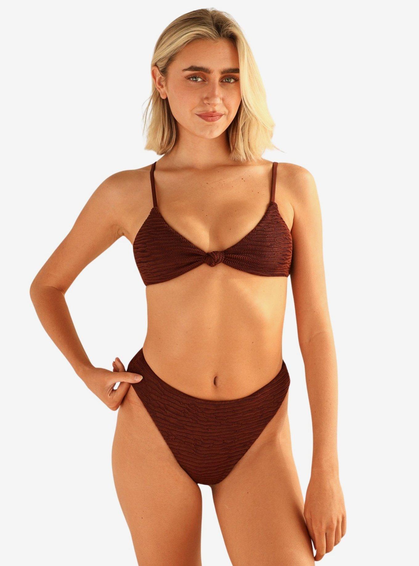 Dippin' Daisy's Zen Knotted Triangle Bikini Top, , hi-res