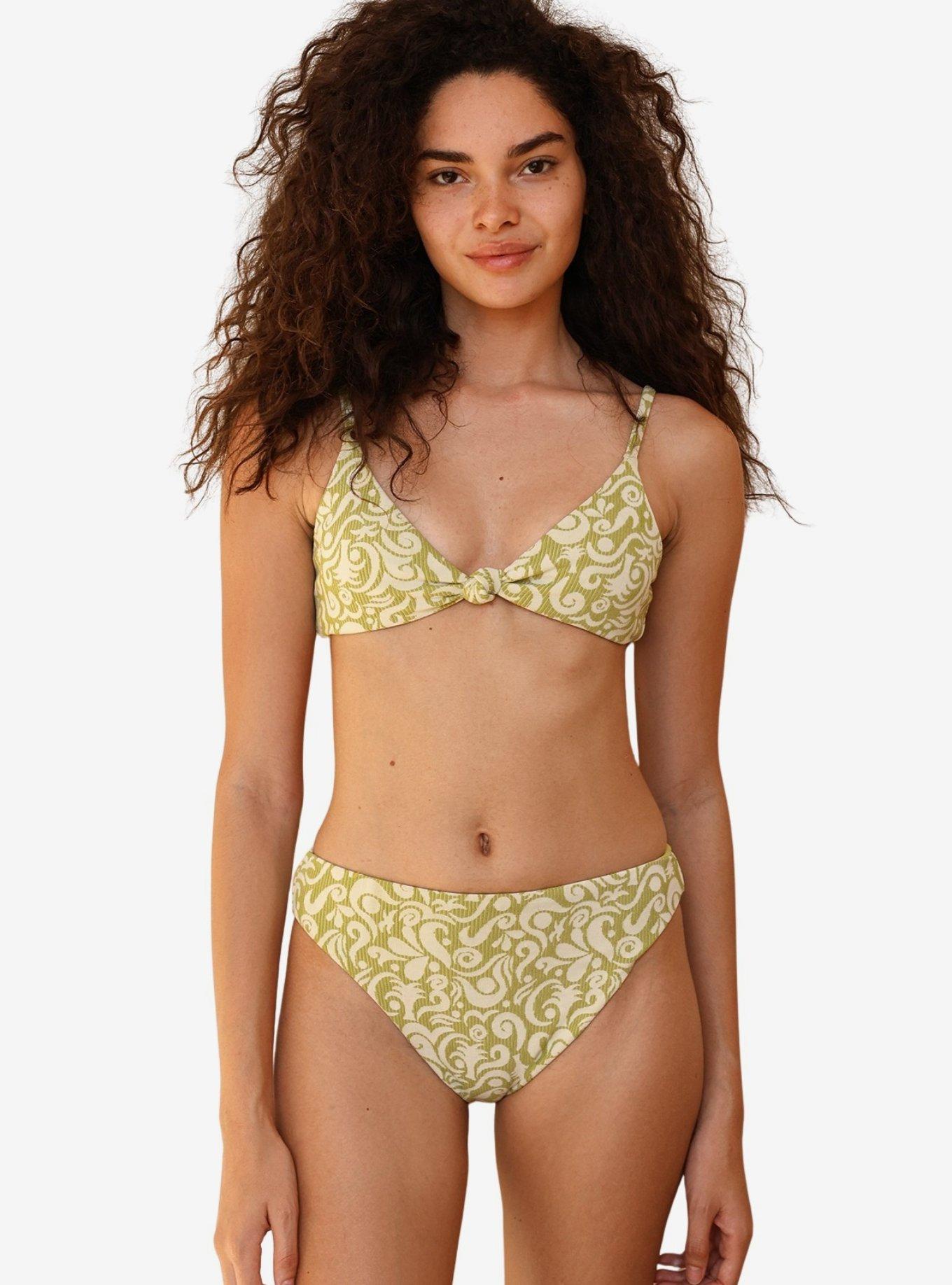 Dippin' Daisy's Zen Knotted Triangle Bikini Top, , hi-res
