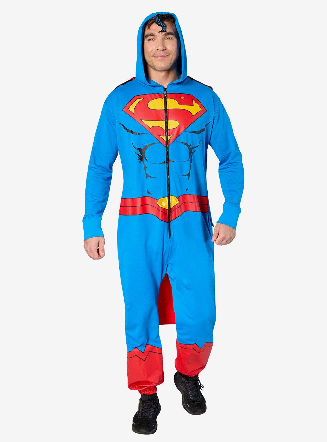 DC Comics Superman Hooded Zipsters Costume, , hi-res