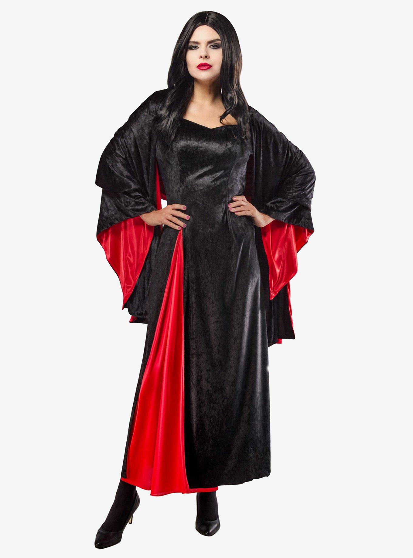 Wednesday Nevermore Academy Morticia Dress, , hi-res