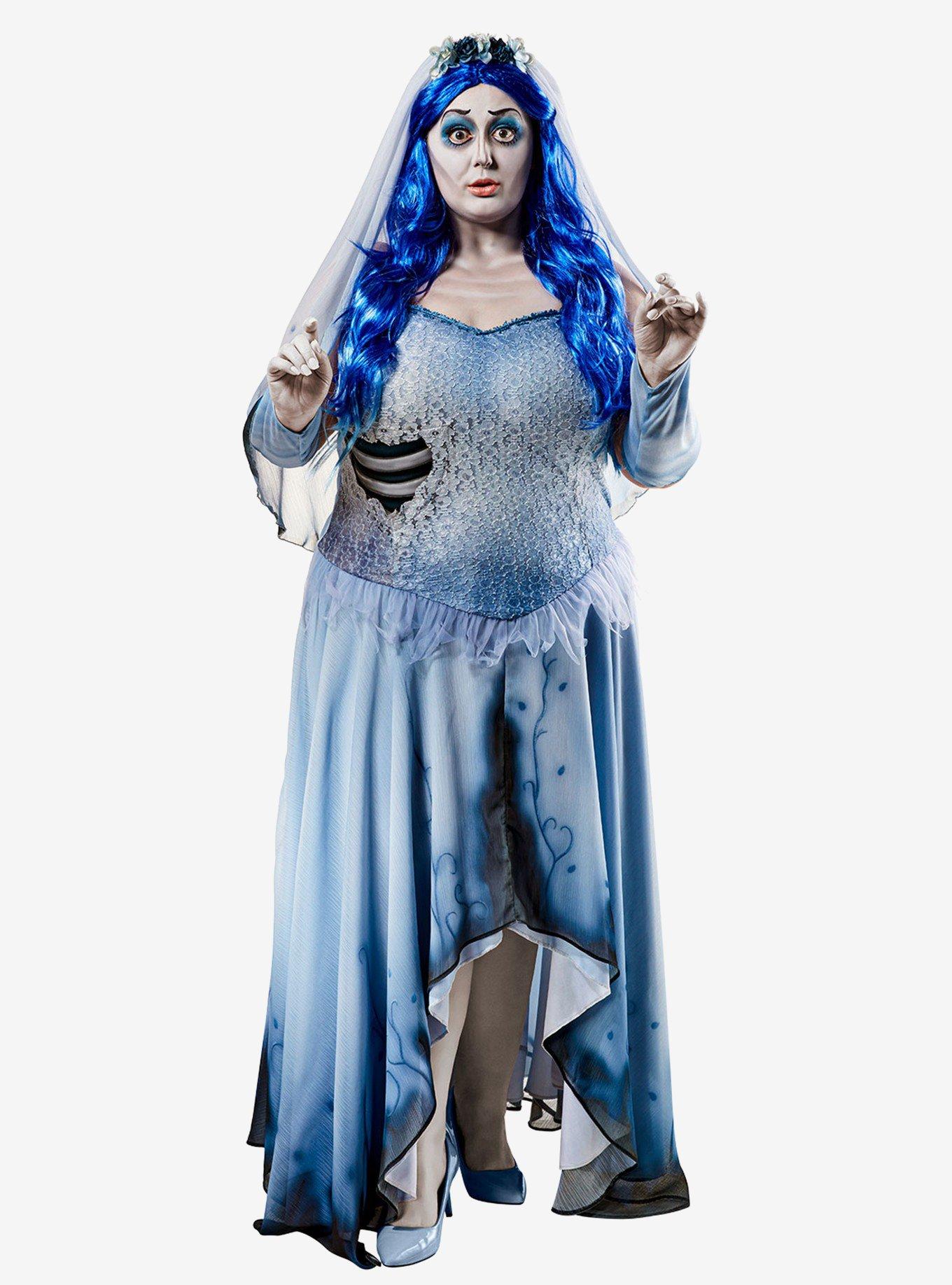 Corpse Bride Emily Plus Size Costume, , hi-res