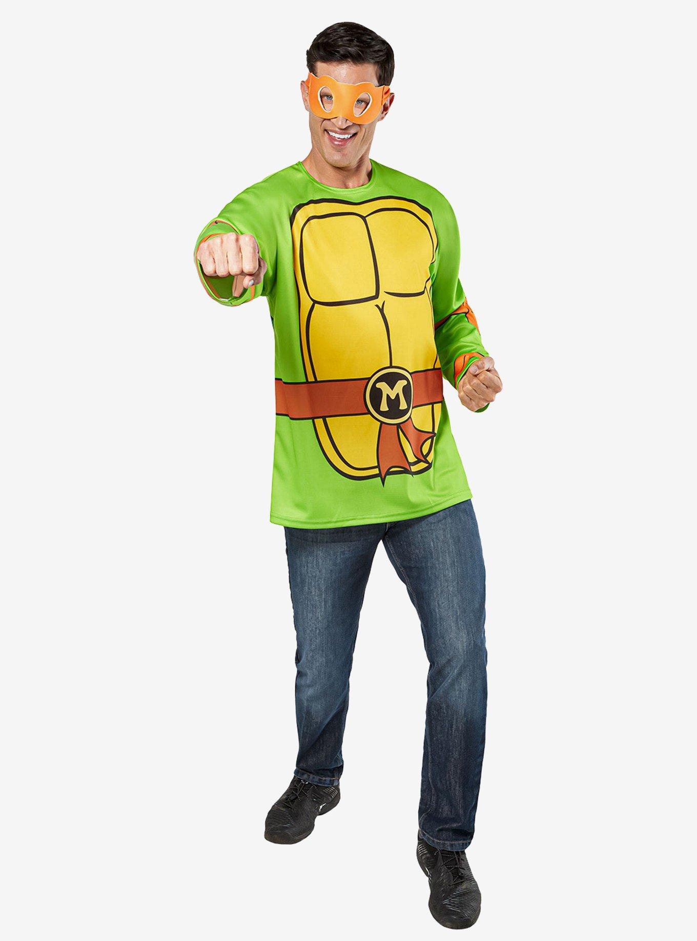 Teenage Mutant Ninja Turtles Michelangelo Costume Top and Mask, , hi-res