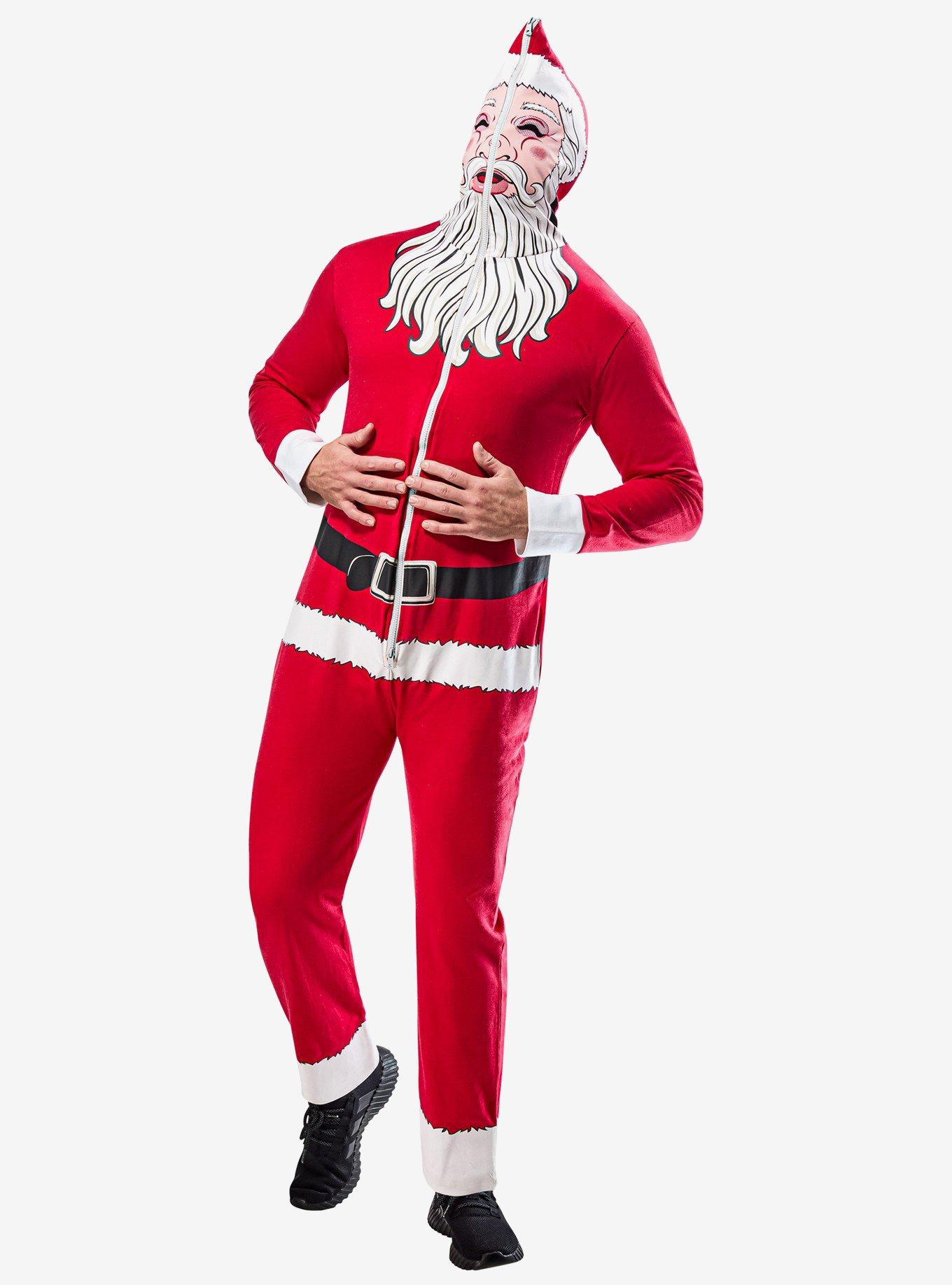 Santa Claus Hooded Zipsters Costume, , hi-res