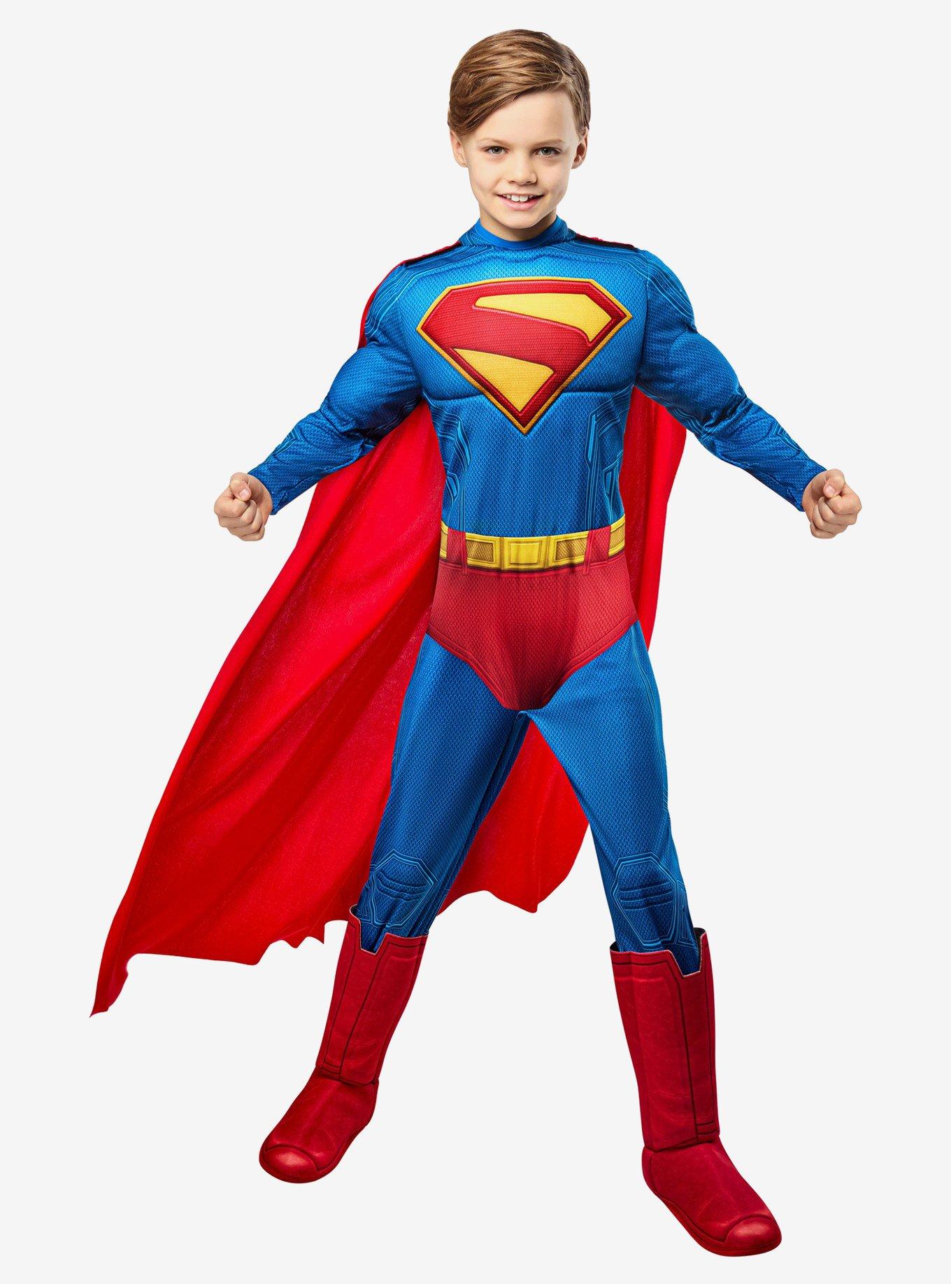 DC Comics Superman Movie Deluxe Youth Costume, , hi-res