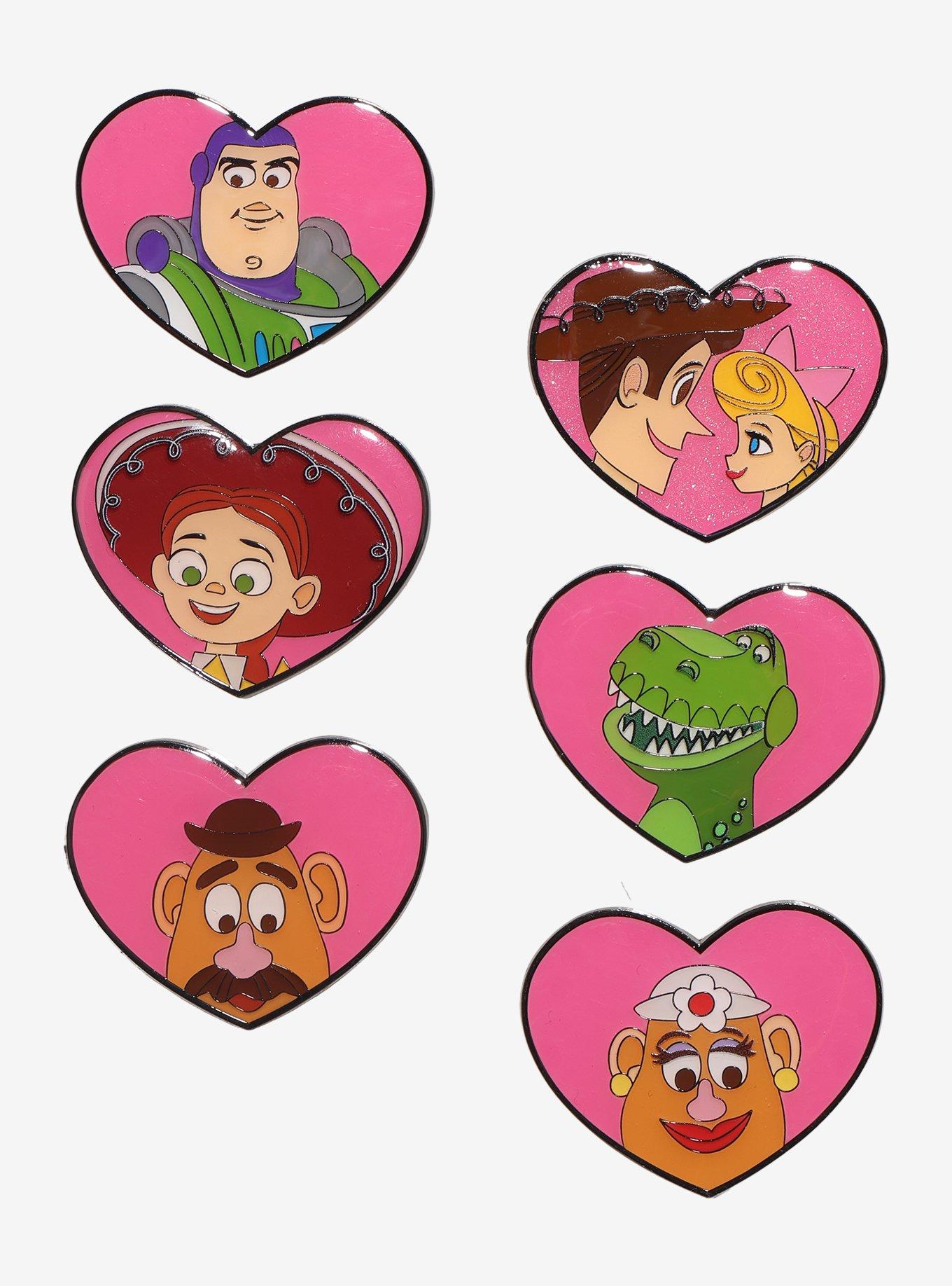 Loungefly Disney Pixar Toy Story Hearts Blind Box Enamel Pin, , hi-res