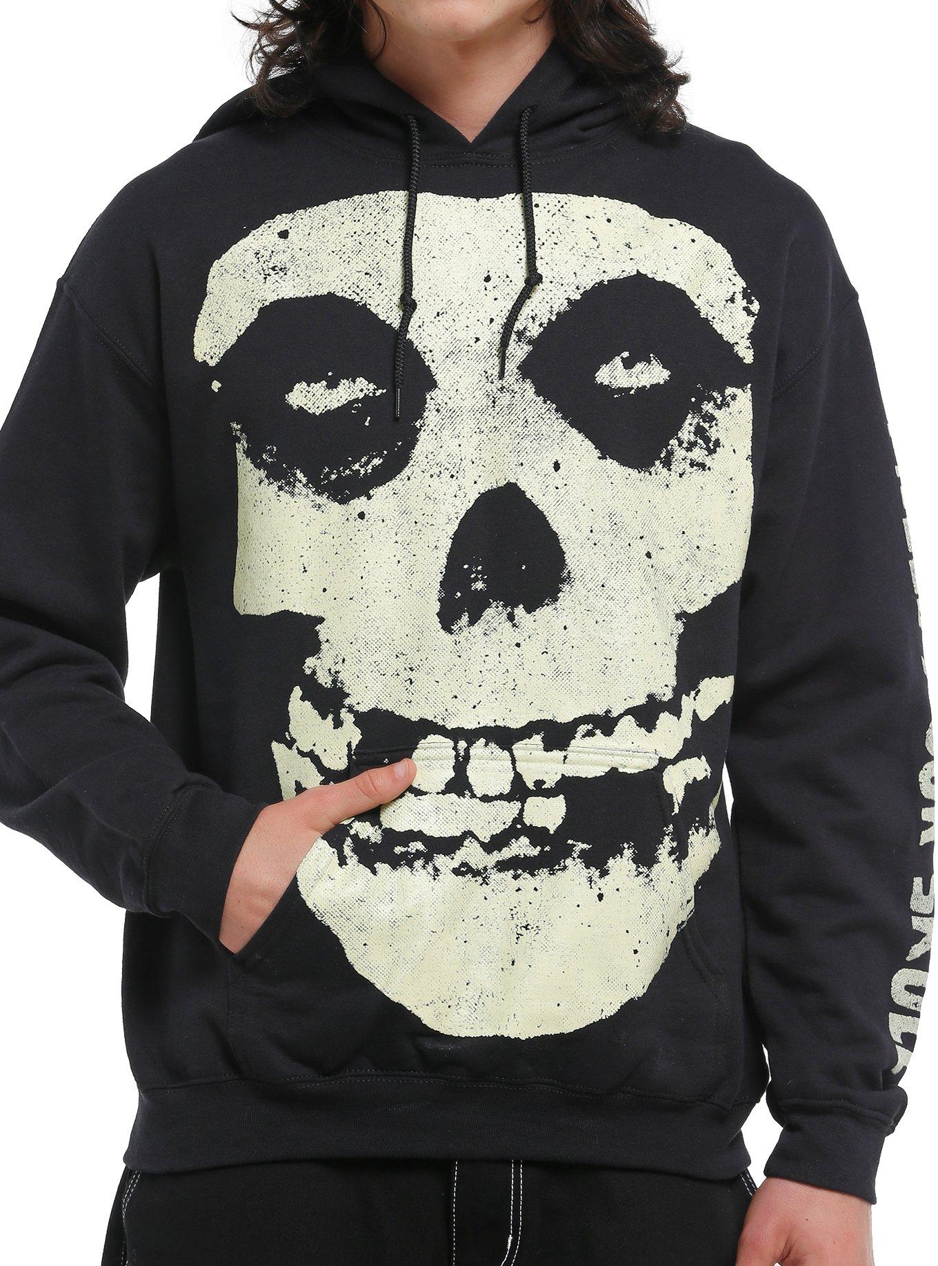 Misfits Fiend Skull Glow-In-The-Dark Hoodie, , hi-res