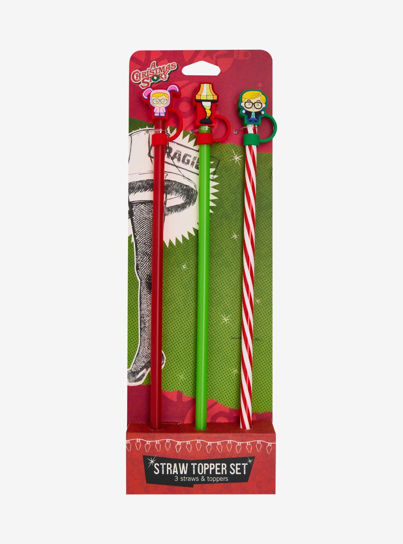 A Christmas Story Character Straw Set, , hi-res