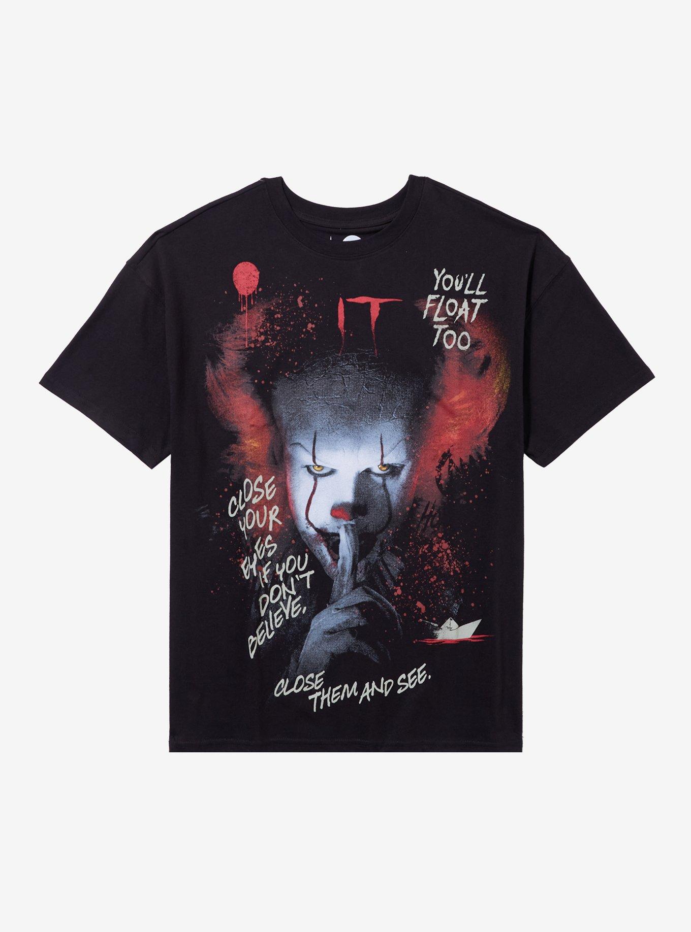 IT Pennywise Quotes Jumbo Print T-Shirt, , hi-res