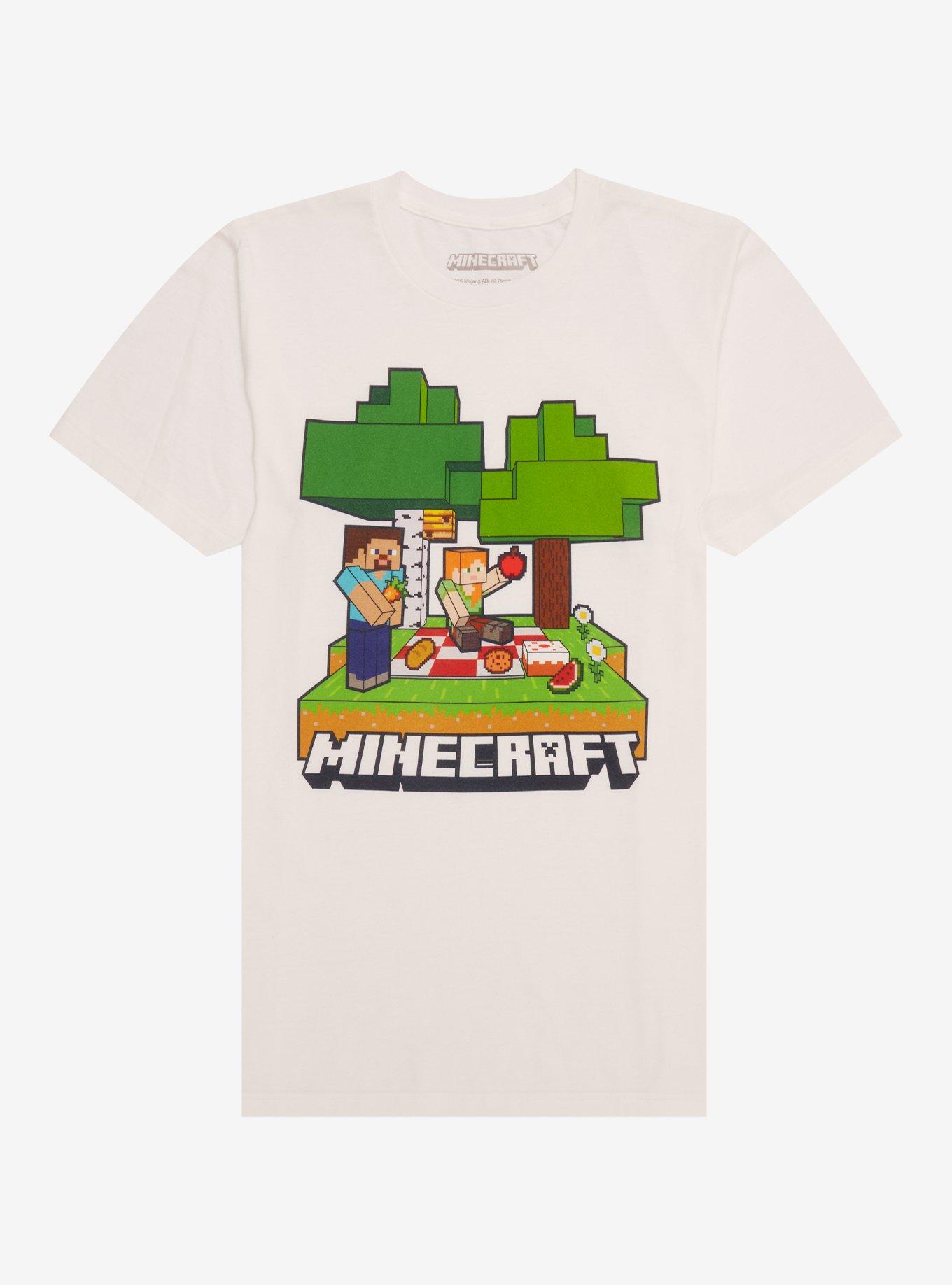 Minecraft Steve & Alex Picnic T-Shirt, , hi-res