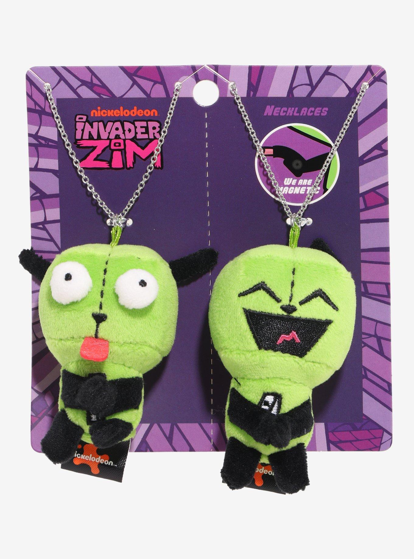 Invader Zim Plush GIR Magnetic Best Friend Necklace Set, , hi-res