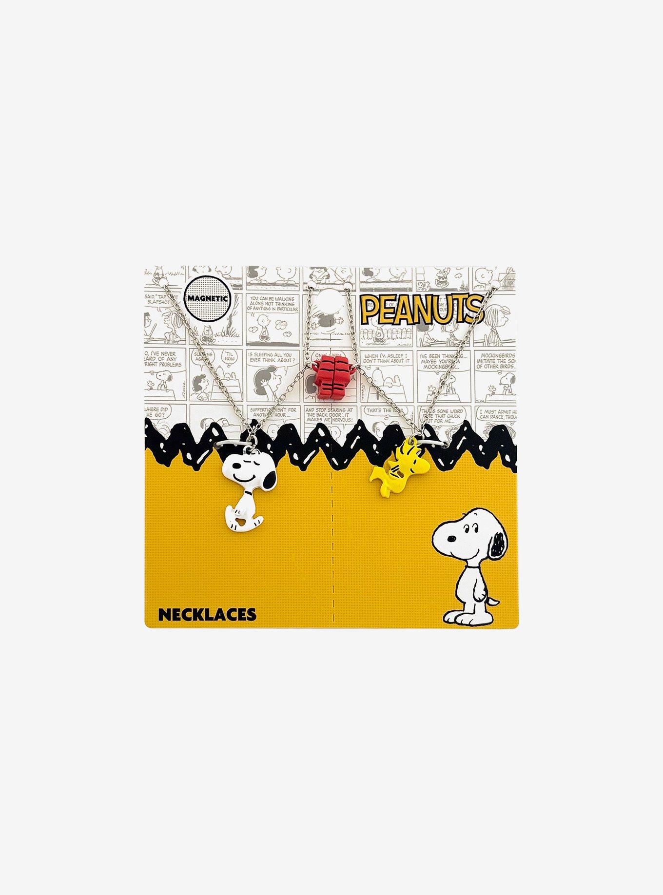 Peanuts Snoopy & Woodstock Magnetic Best Friend Necklace Set, , hi-res