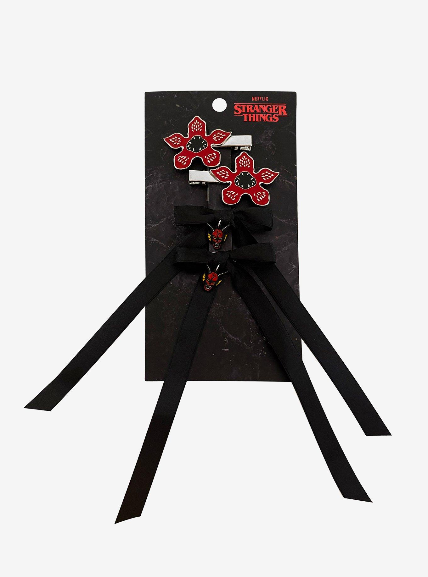 Stranger Things Demogorgon & Hellfire Club Hair Clip Set, , hi-res