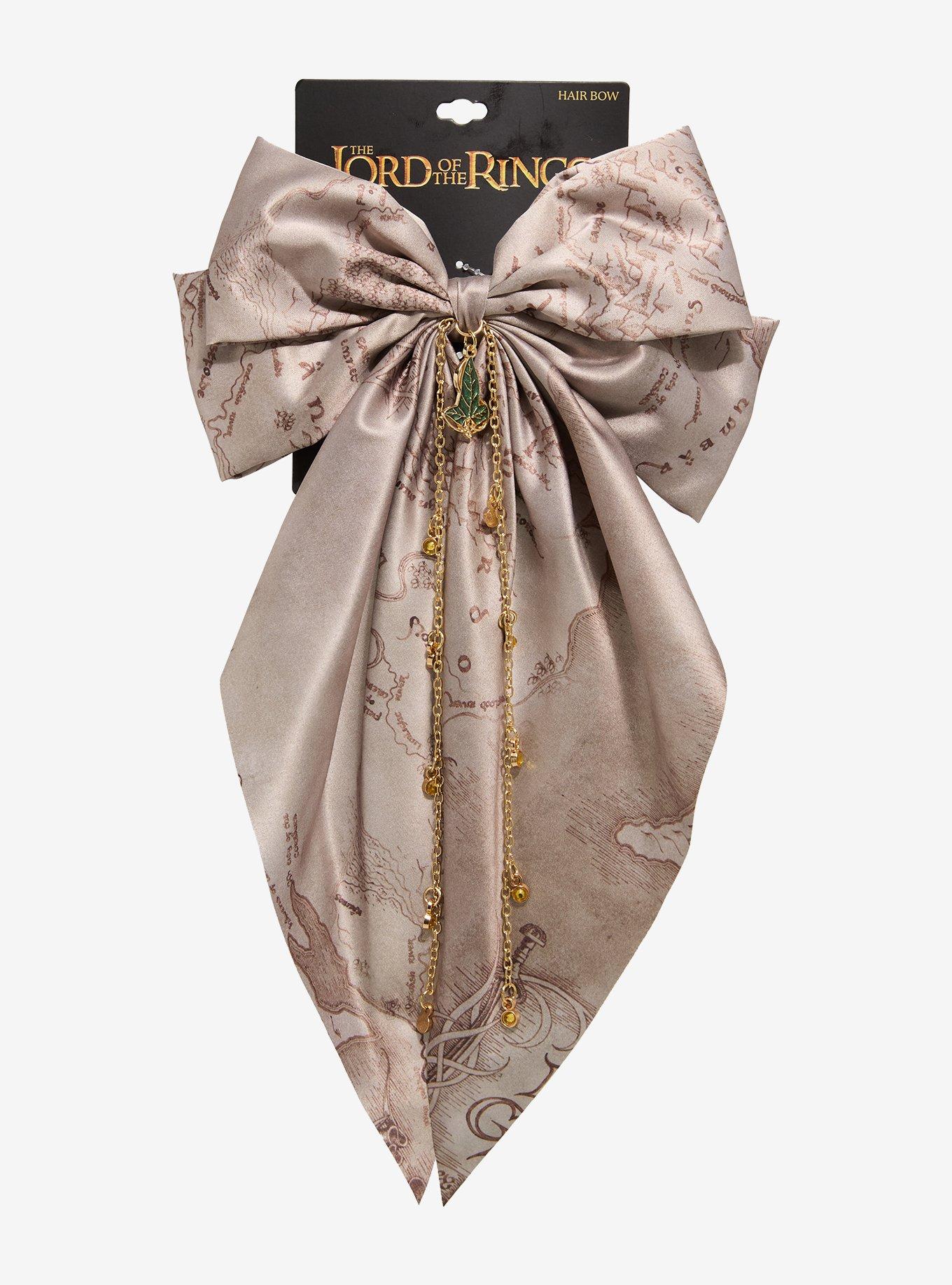 The Lord Of The Rings Middle-Earth Map Chain Hair Bow, , hi-res