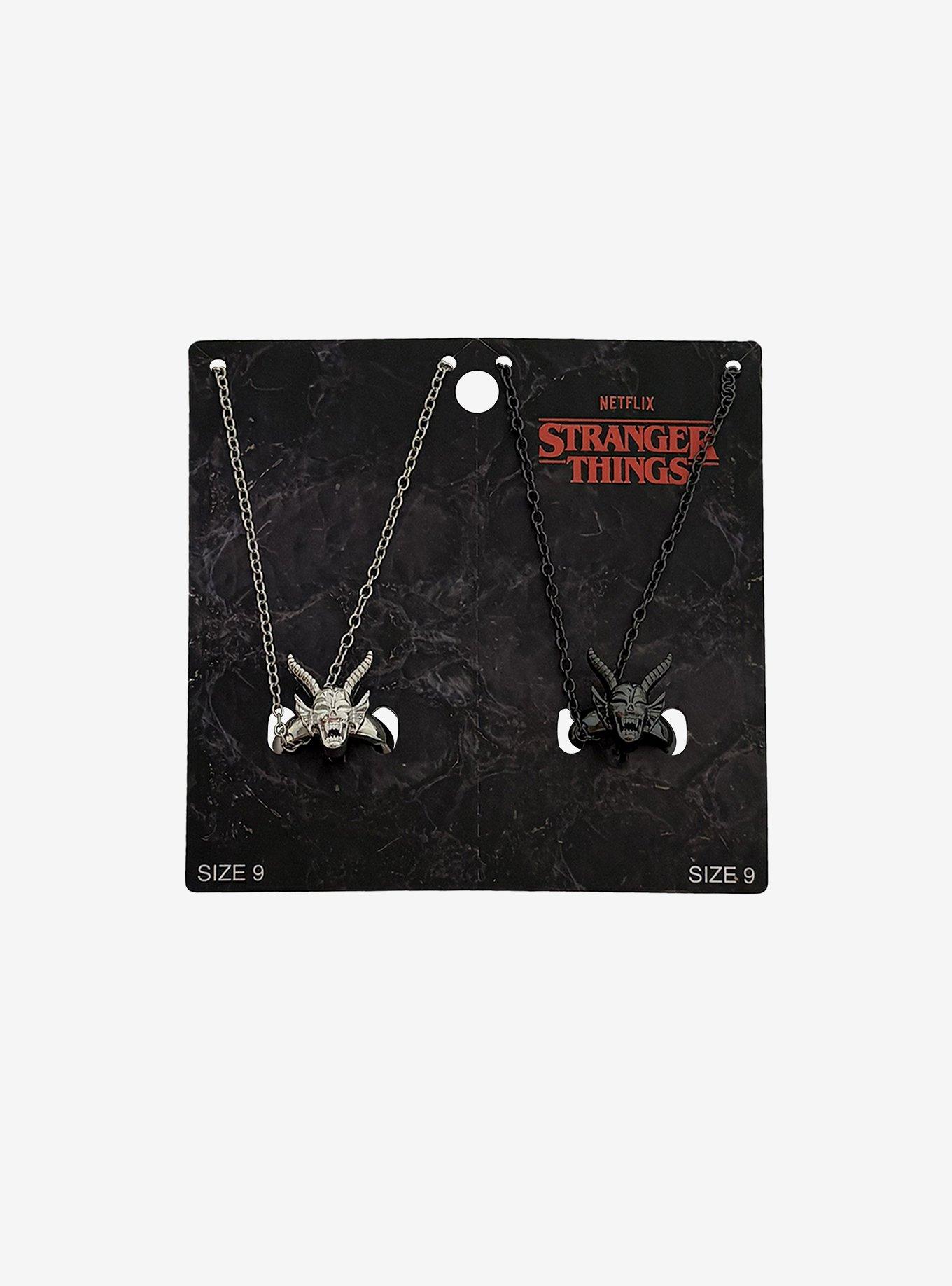 Stranger Things Hellfire Club Demon Best Friend Necklace Set, , hi-res