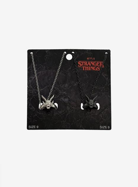 Stranger Things Hellfire Club Demon Best Friend Necklace Set | Hot