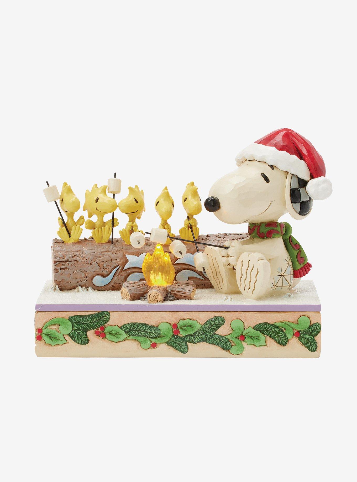 Peanuts Snoopy and Woodstocks Christmas Camping LED Figurine, , hi-res