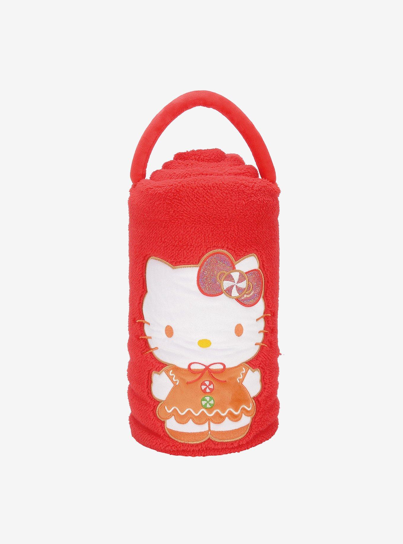 Sanrio Hello Kitty Gingerbread Snow Throw, , hi-res