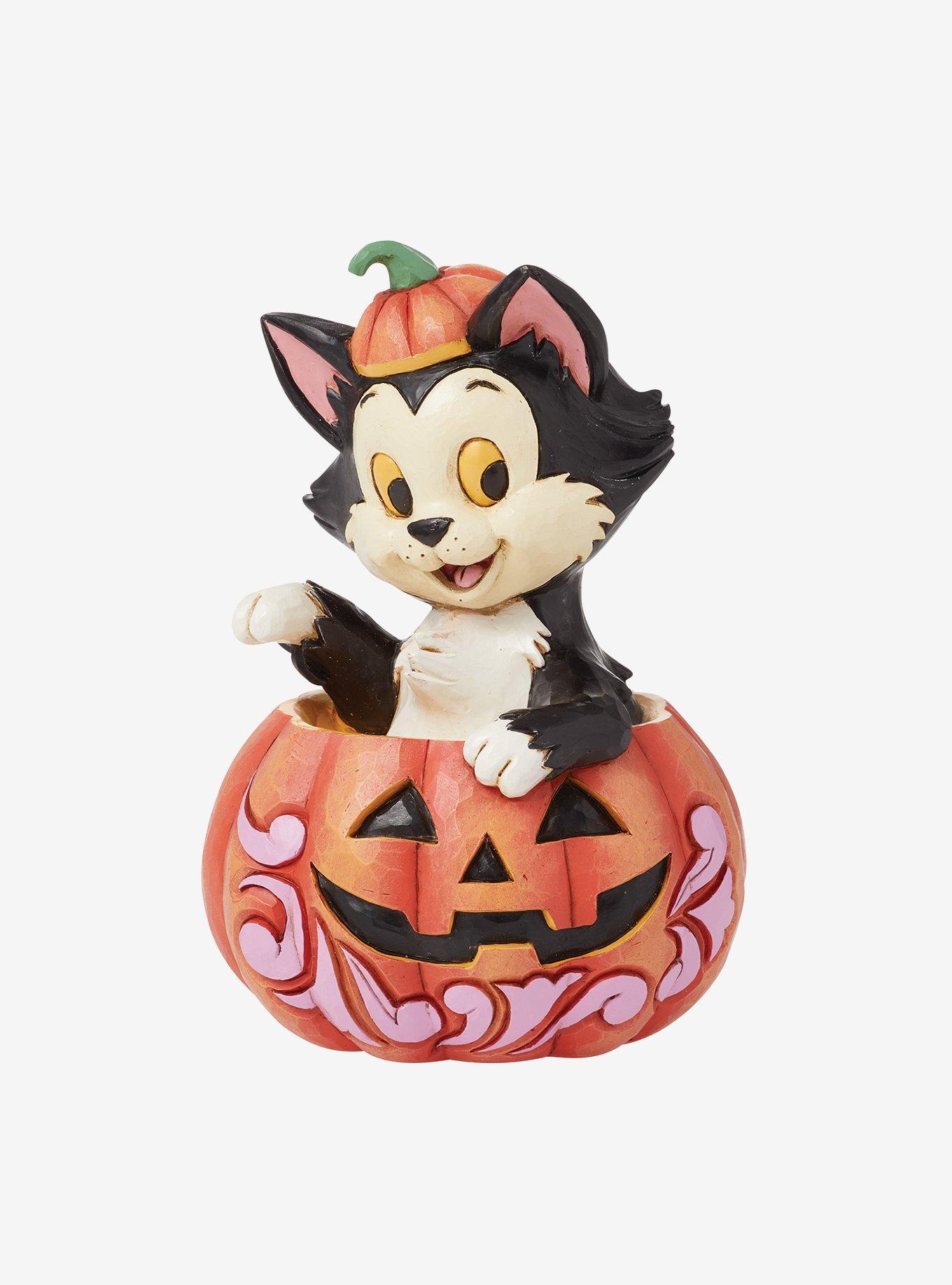 Disney Pinocchio Figaro in Jack-O-Lantern Figurine, , hi-res