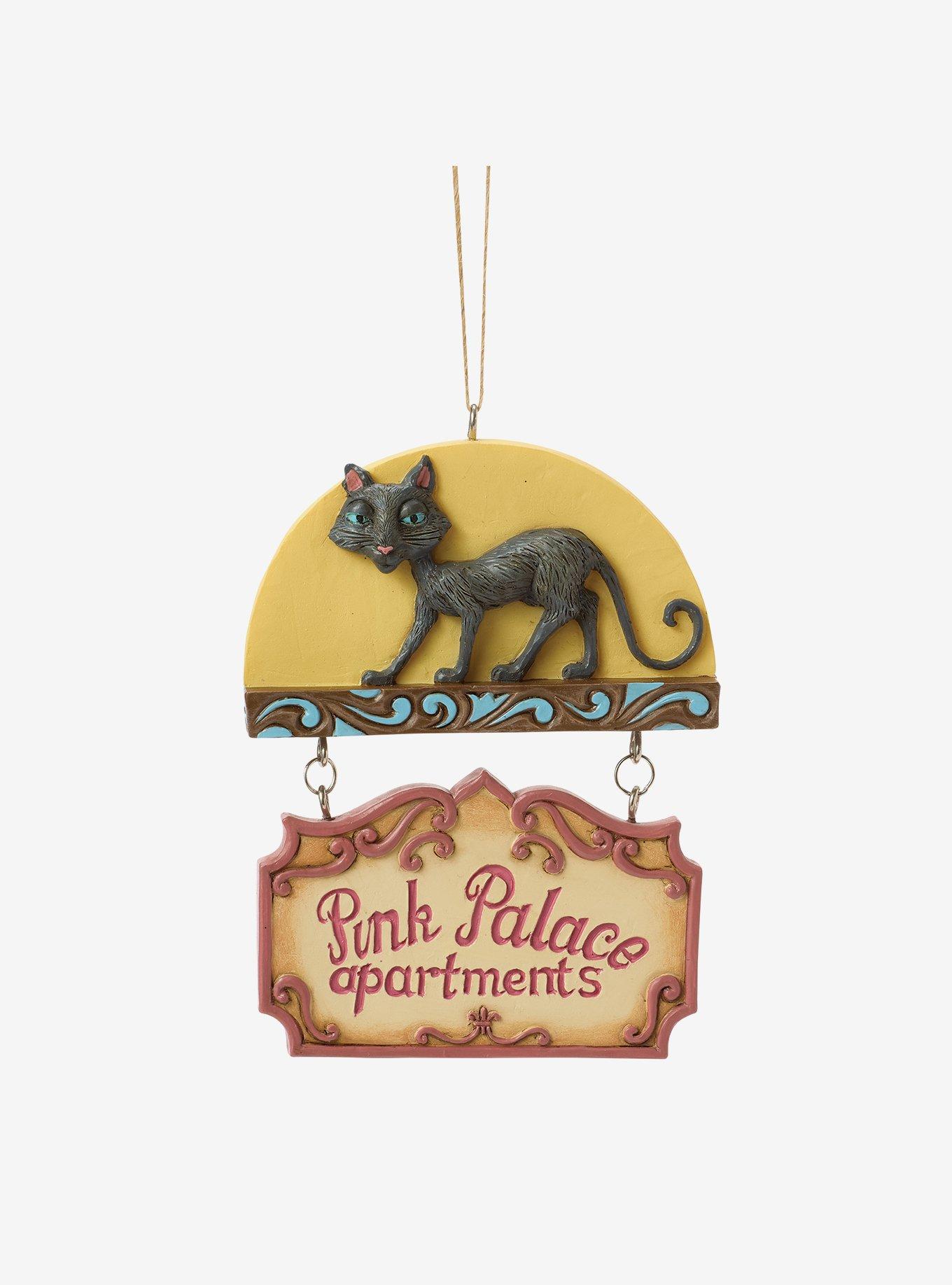 Coraline Black Cat on Pink Palace Ornament, , hi-res