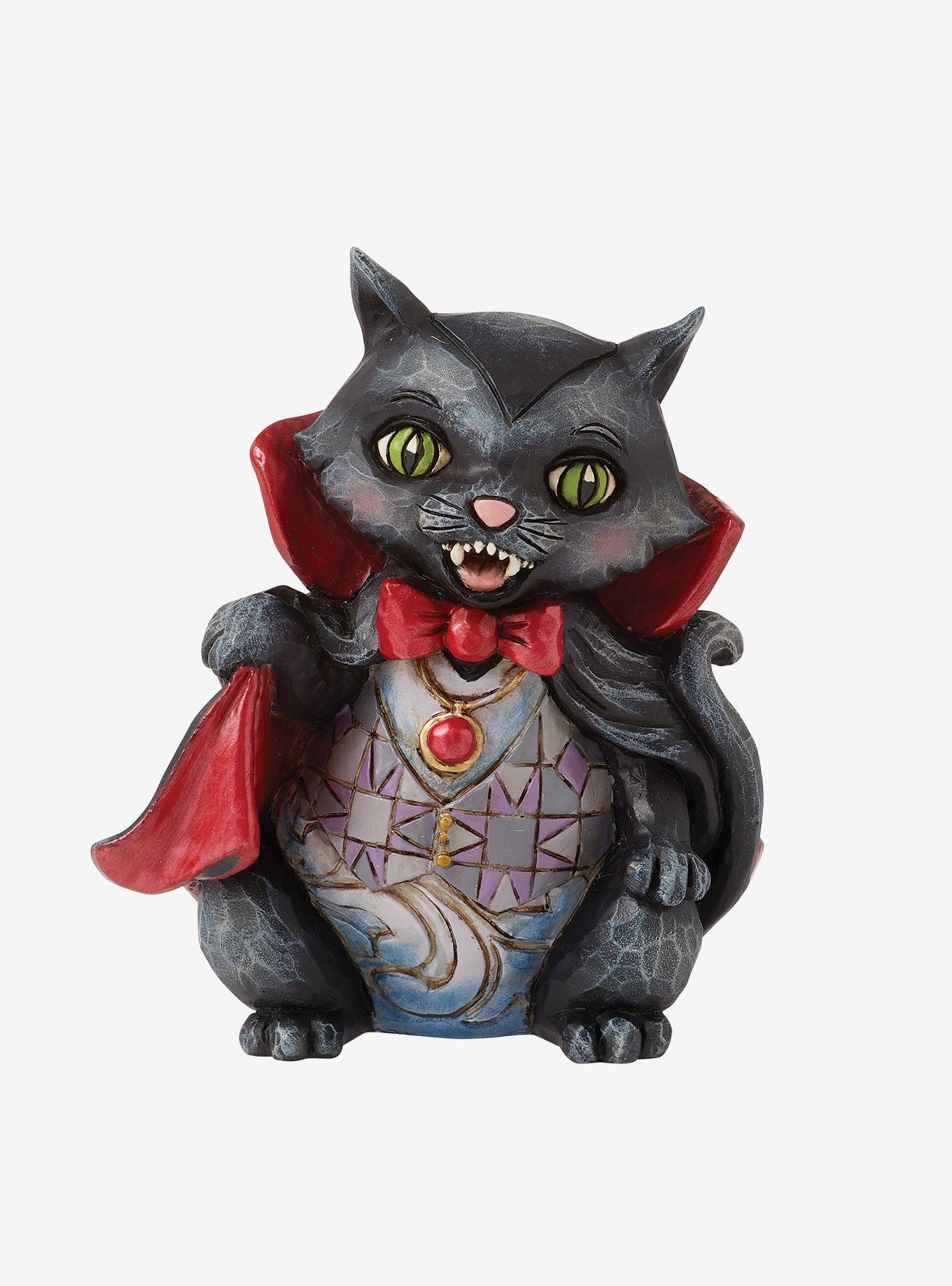 Halloween Vampire Cat Mini Figurine, , hi-res