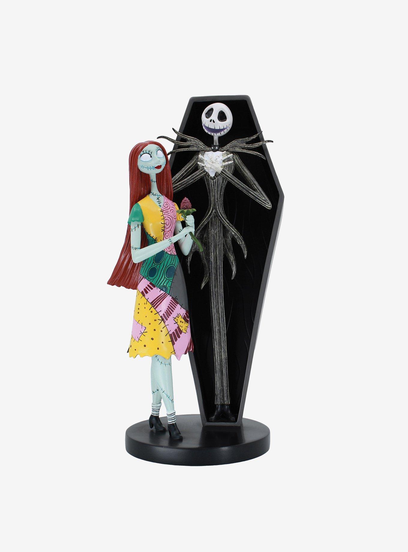 Disney The Nightmare Before Christmas Jack and Sally Coffin Figurine, , hi-res