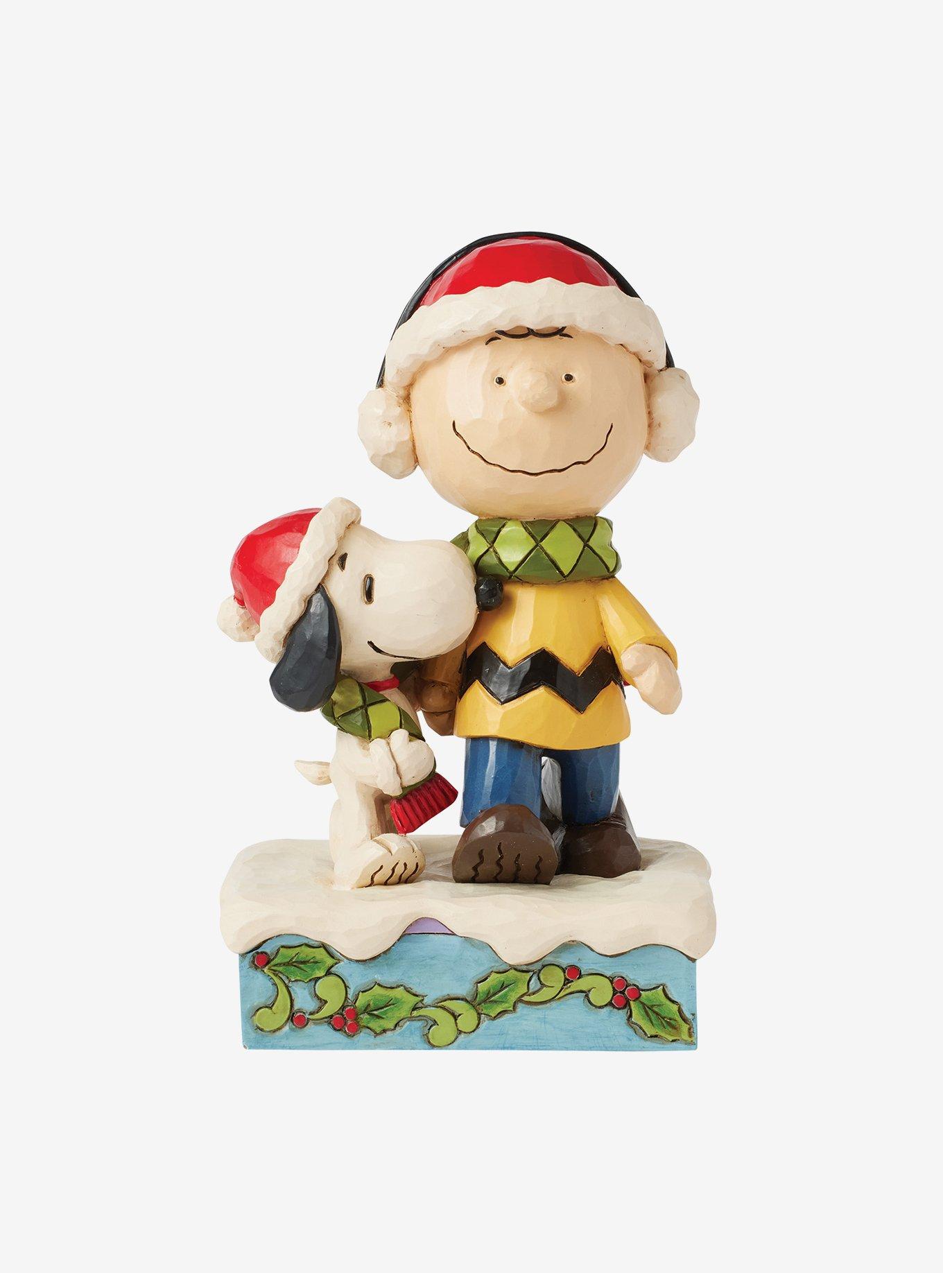 Peanuts Charlie Brown and Snoopy Christmas Figurine, , hi-res