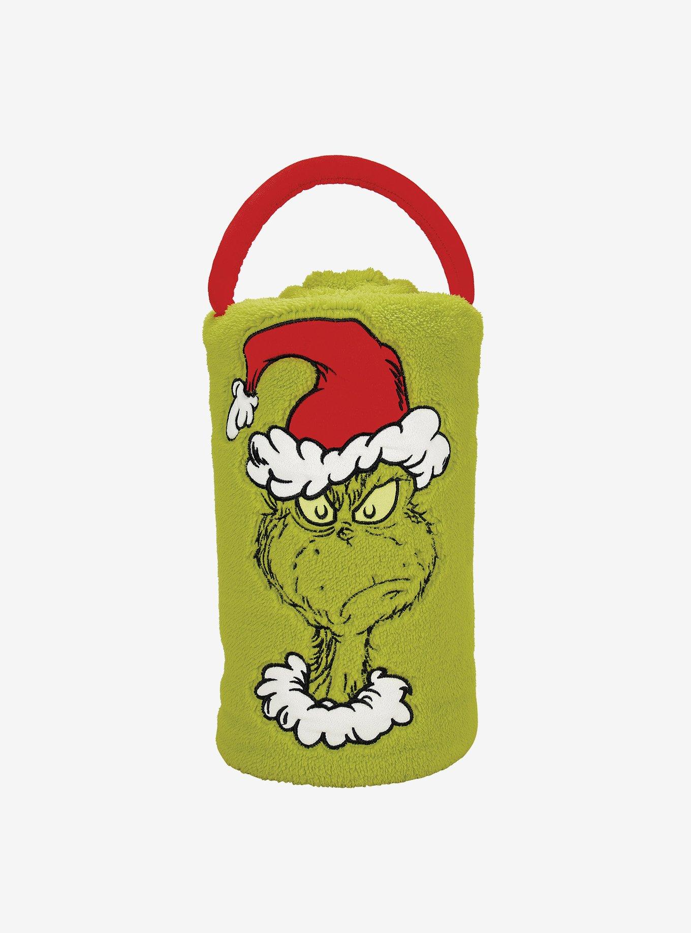 Dr. Seuss How The Grinch Stole Christmas Grinch Santa Snow Throw, , hi-res