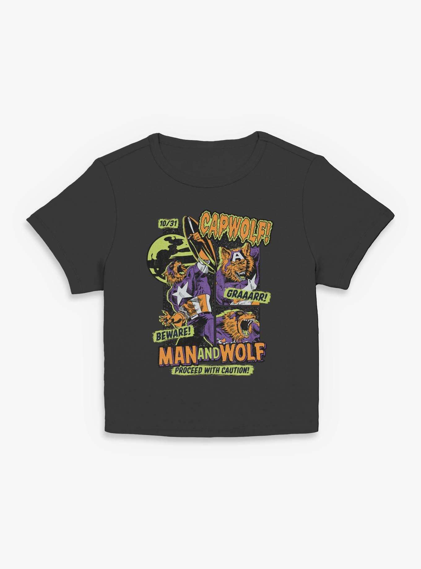 Marvel Man And Wolf Beware Girls Baby T-Shirt, , hi-res