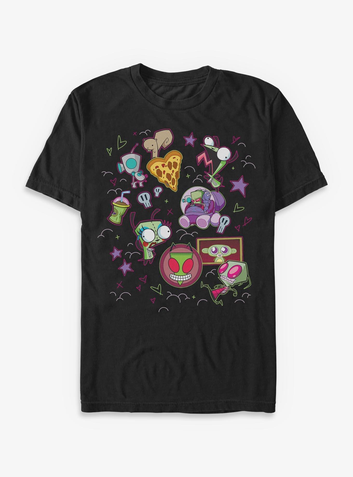 Invader ZIM Stickers T-Shirt, , hi-res