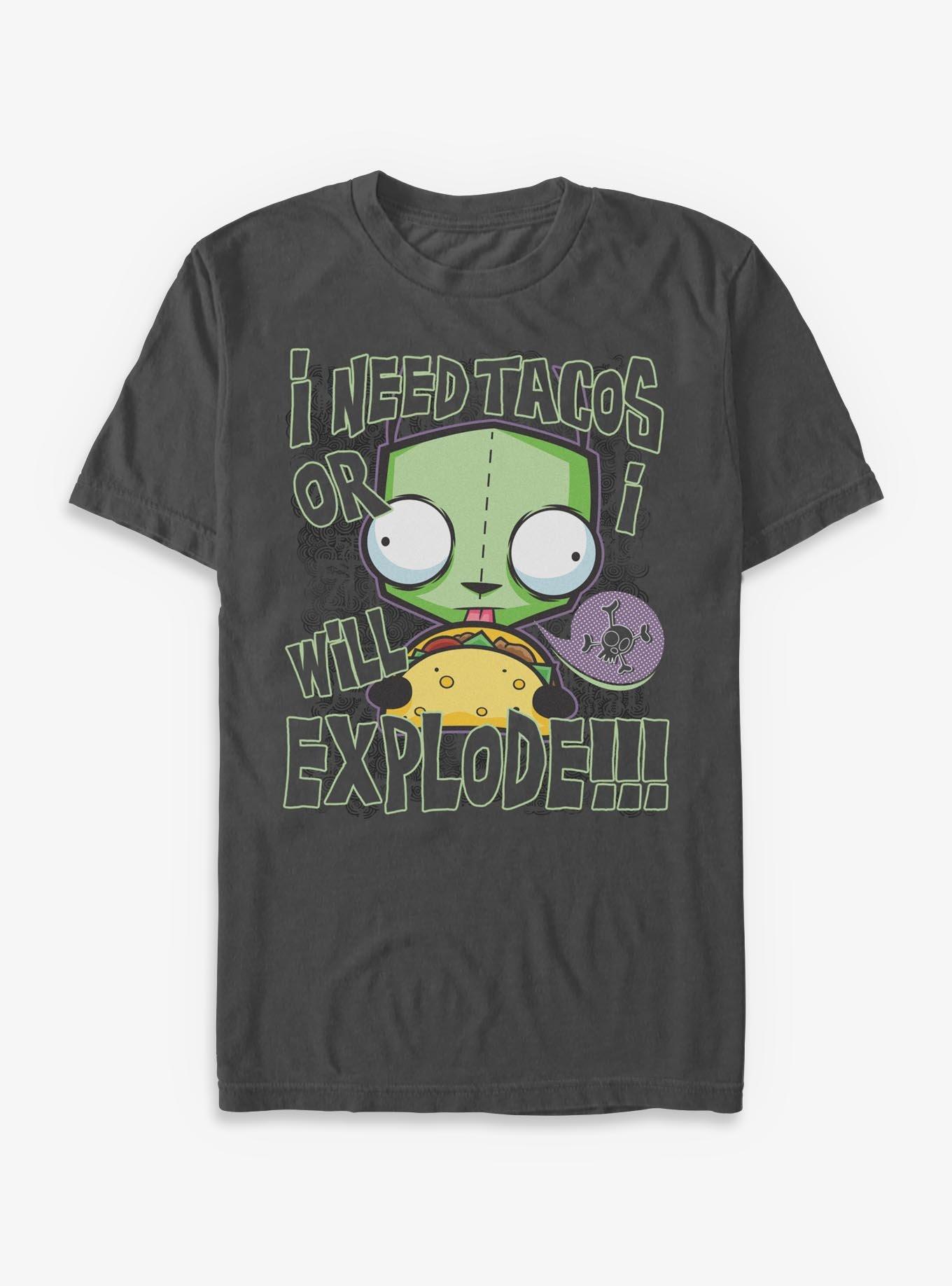 Invader ZIM Taco Explosion T-Shirt, , hi-res
