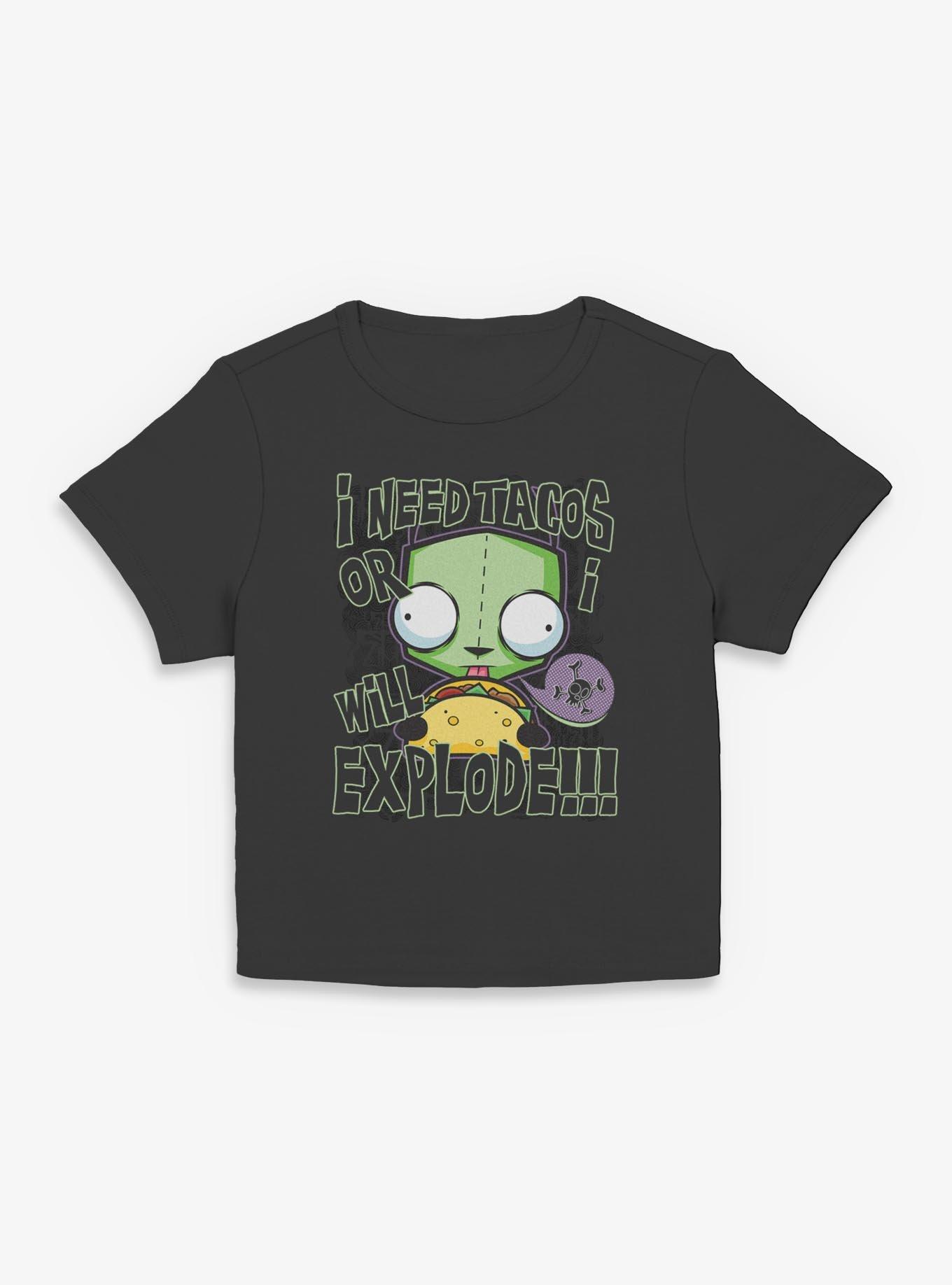Invader ZIM Taco Explosion Girls Baby T-Shirt, , hi-res
