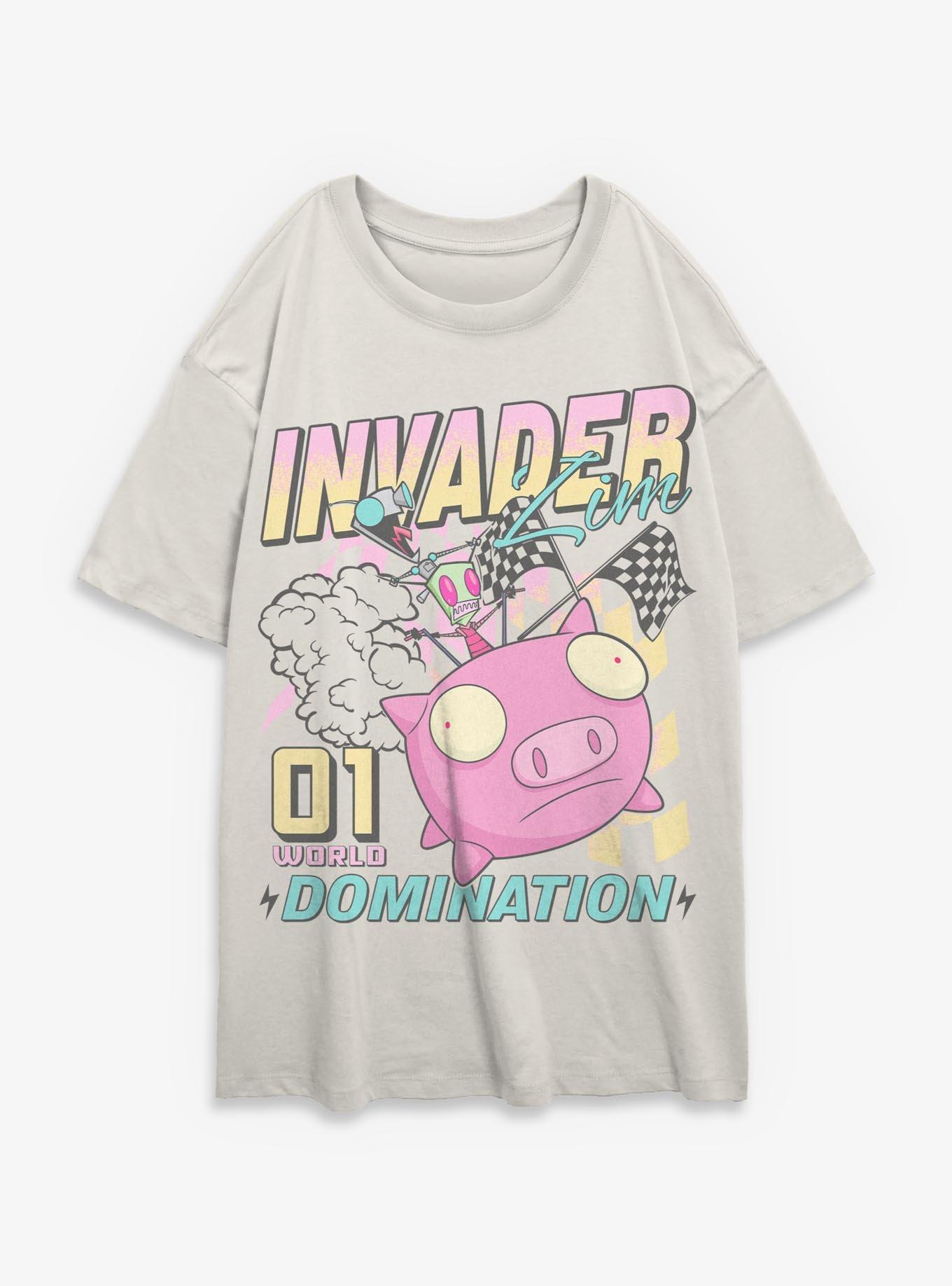 Invader ZIM World Domination Girls Oversized T-Shirt, , hi-res