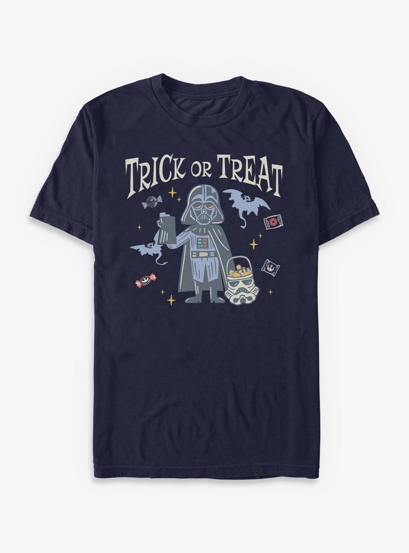 Star Wars Vader Trick Or Treat T-Shirt, NAVY, hi-res