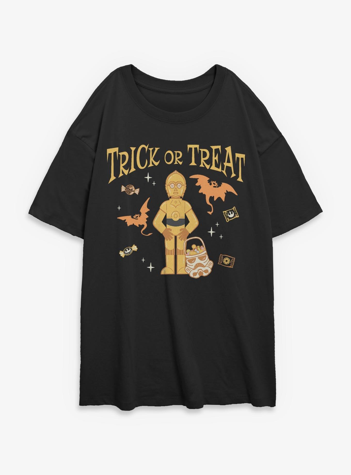 Star Wars C-3PO Trick Or Treat Girls Oversized T-Shirt, , hi-res