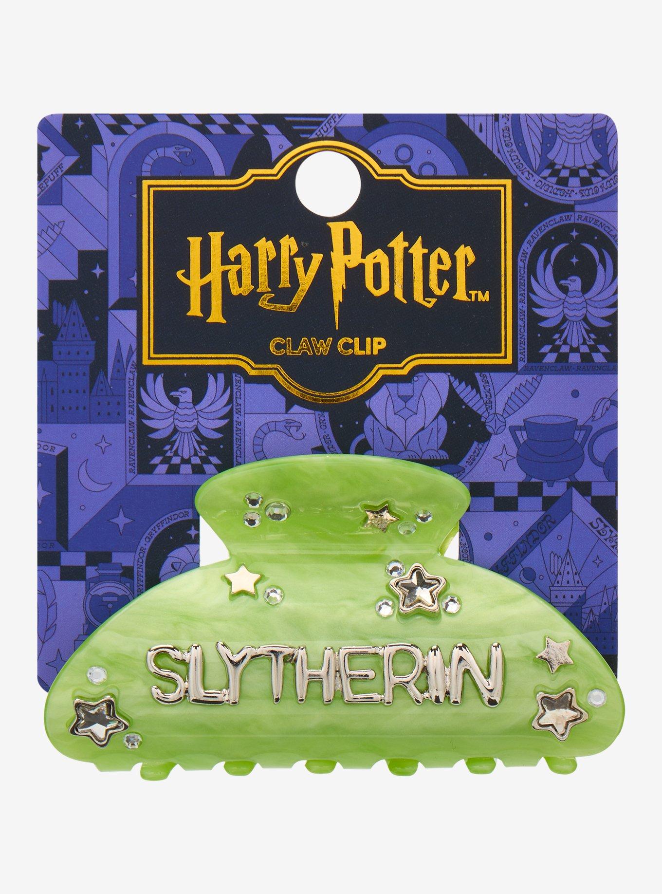 Harry Potter Slytherin Lettered Claw Clip — BoxLunch Exclusive, , hi-res
