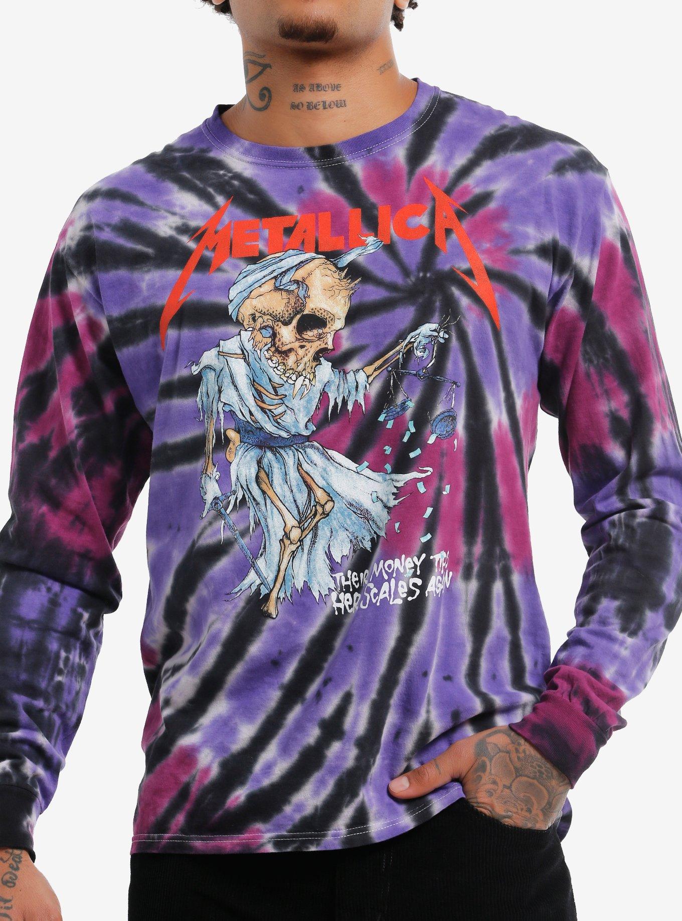 Metallica ...And Justice For All Pushead Tie-Dye T-Shirt, , hi-res