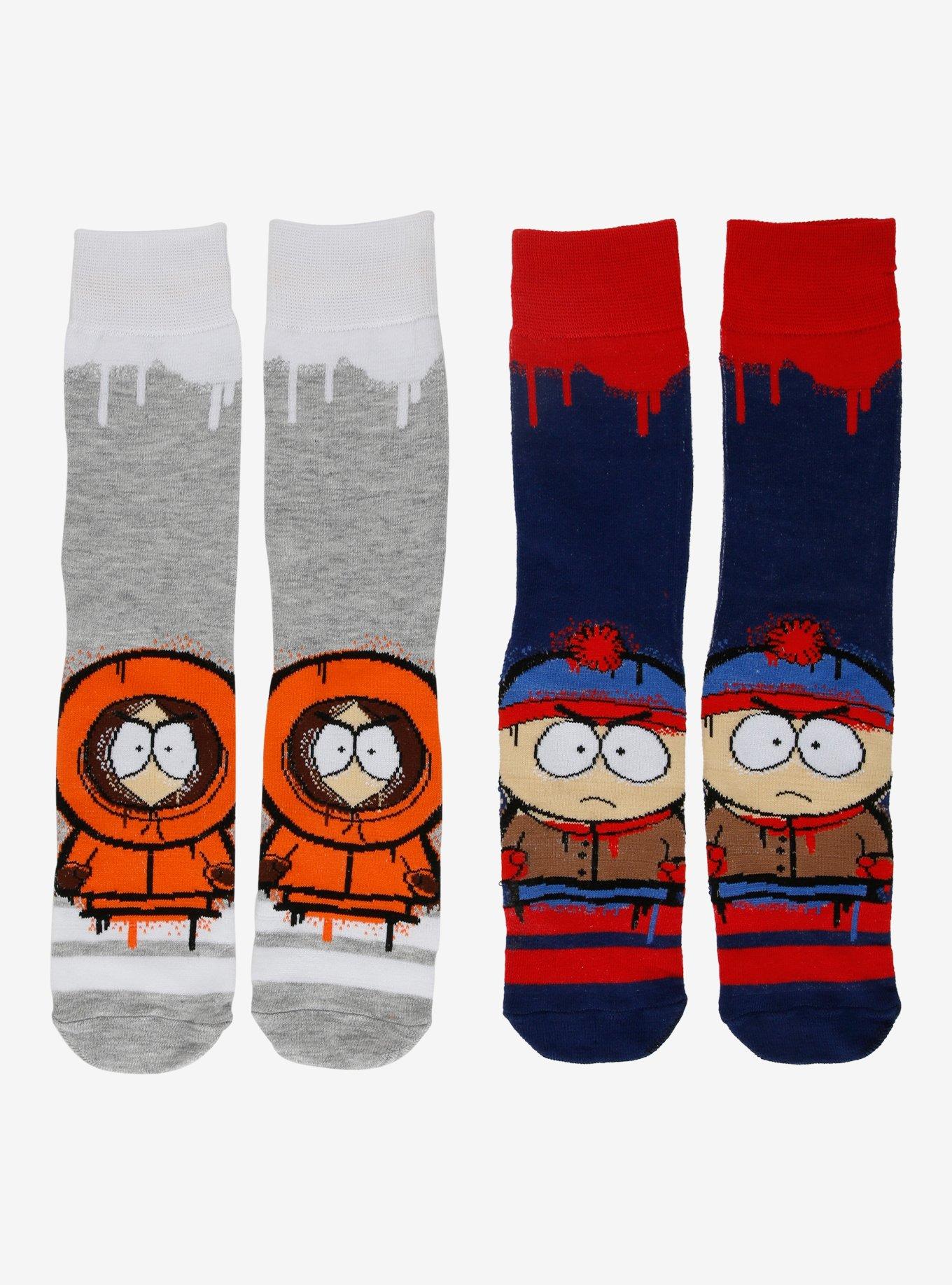 South Park Stan & Kenny Crew Socks 2 Pair, , hi-res