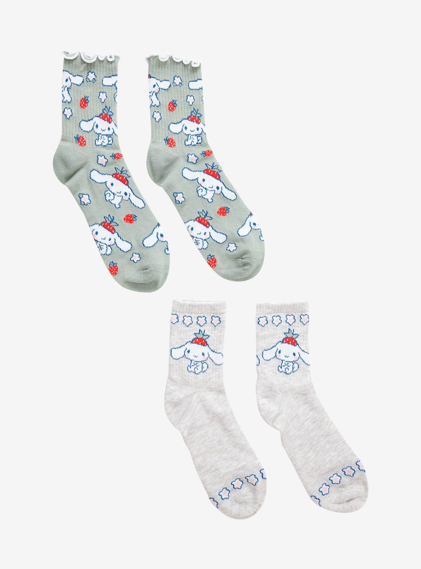 Cinnamoroll Strawberry Hat Ankle Socks, , hi-res