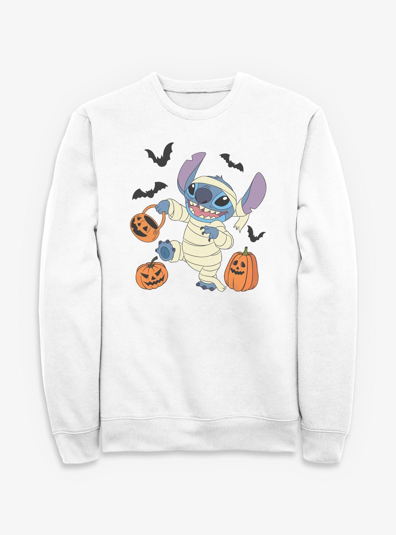 Disney Lilo & Stitch Spooky Mummy Stitch Sweatshirt, , hi-res