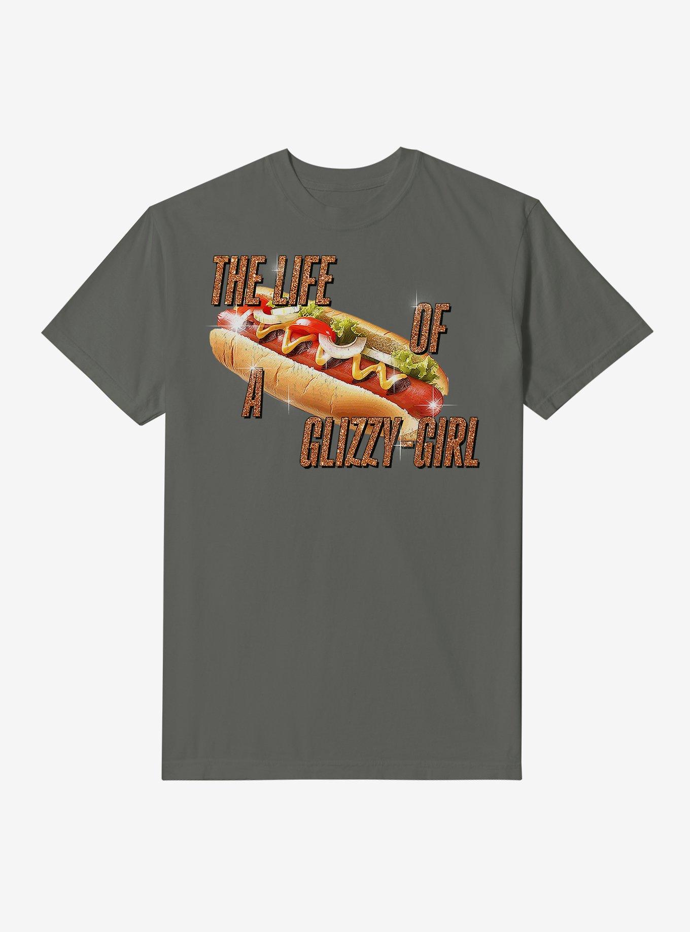 COMFORTCOLORS The Life Of A Glizzy Girl Garment Dye T-Shirt