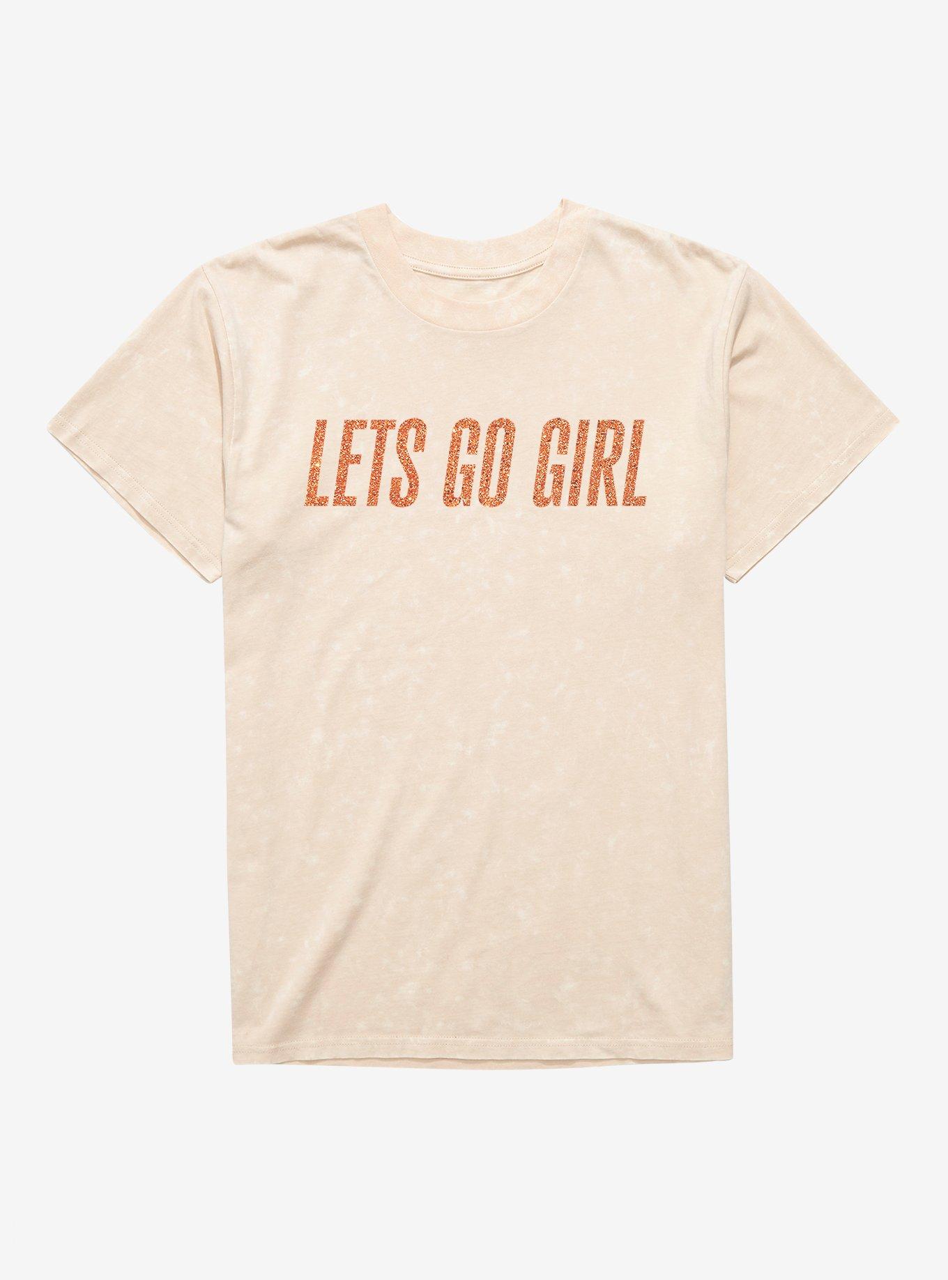 Lets Go Girl Mineral Wash T-Shirt, , hi-res